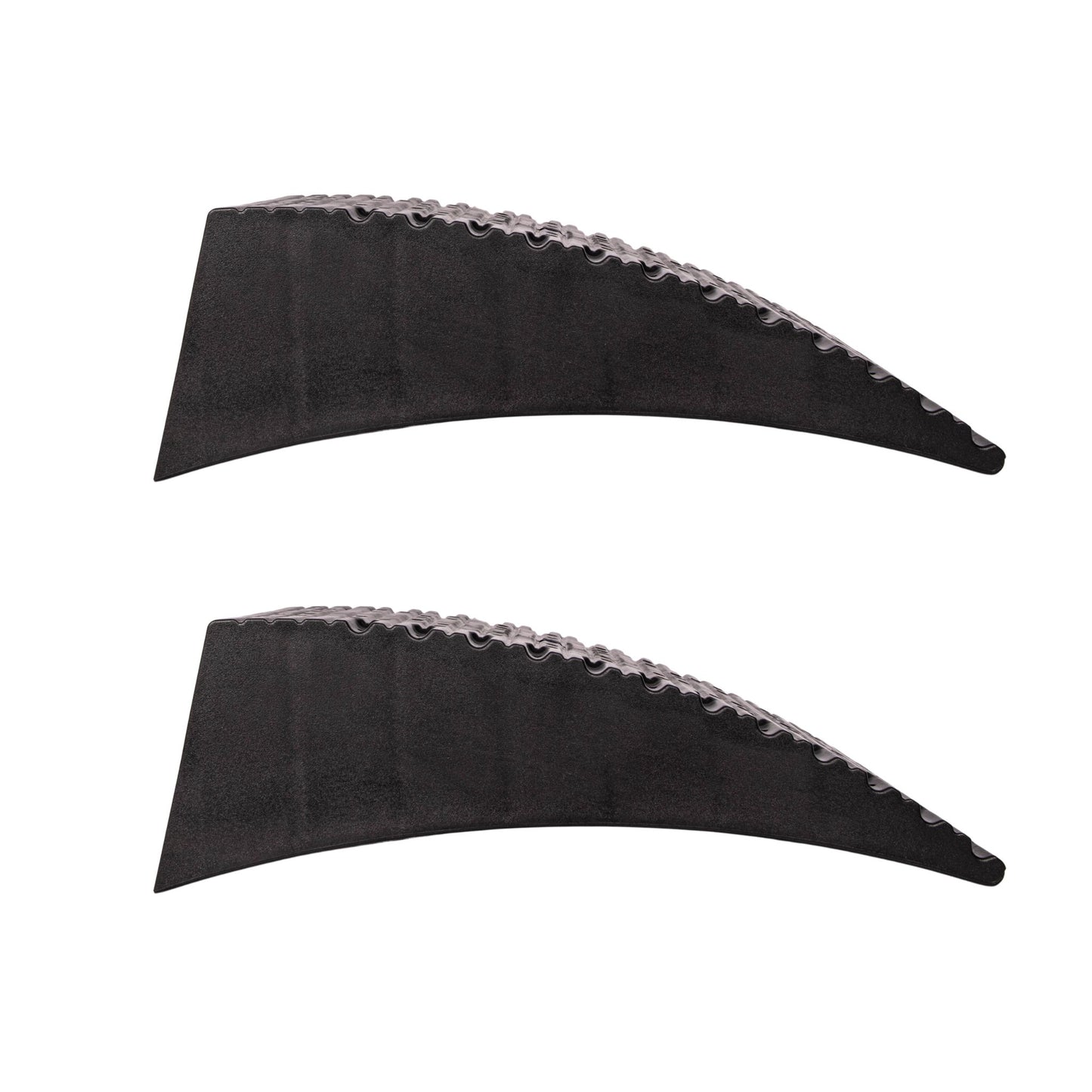 32cm x 6cm Set of 2 Red & Black Plastic Heavy Duty RV Campervan Leveller with Carry Case