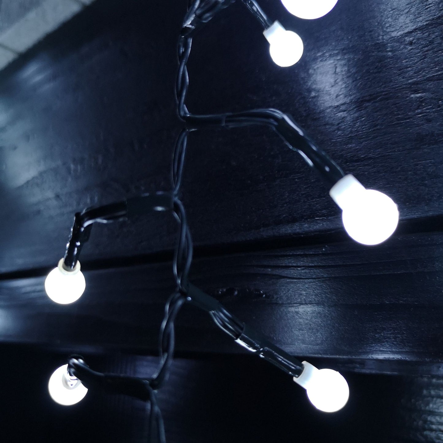 4.8m Multi Function Frosted White LED Cluster Curtain Lights Christmas Decorations with Timer