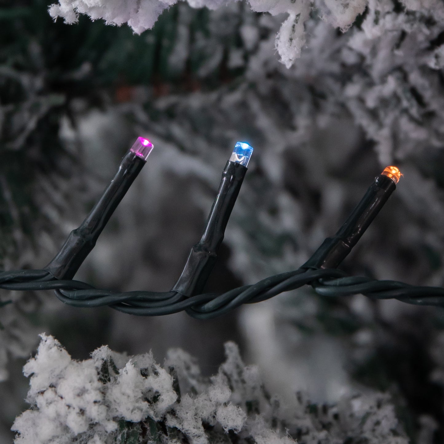 37.5m 1500 LED TreeBrights Christmas String Lights with Timer in Rainbow
