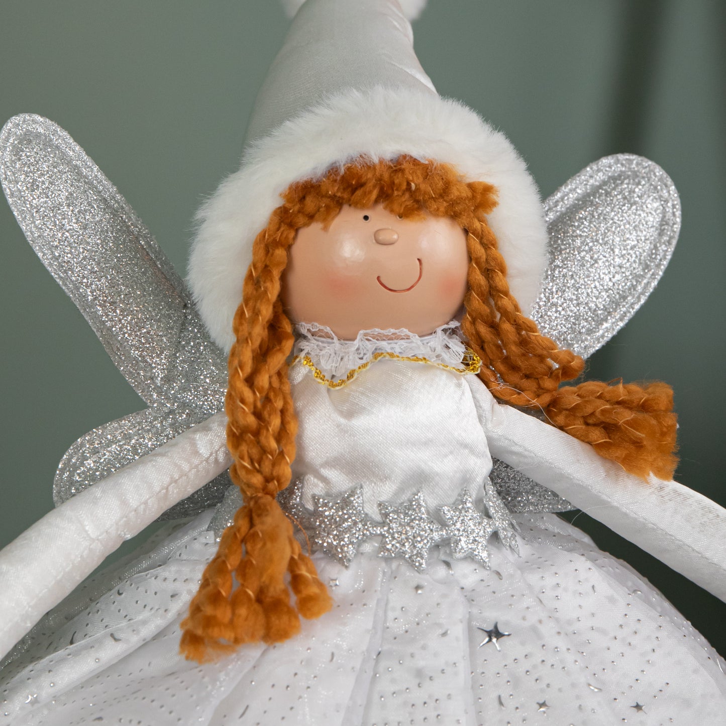 48cm Standing Soft White Fairy Magic Christmas Decoration