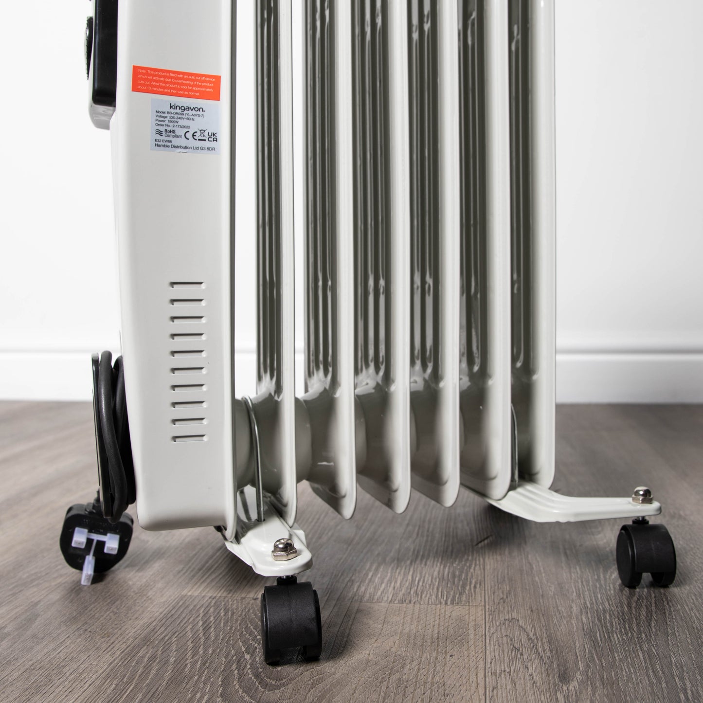 1.5kw 7 Fin Oil Radiator Heater with Adjustable Thermostat