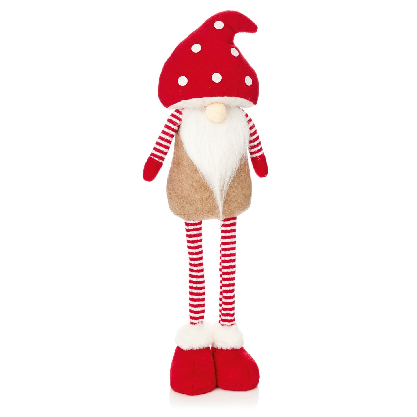 51cm Male Christmas Standing Gonk Decoration with Mushroom Hat