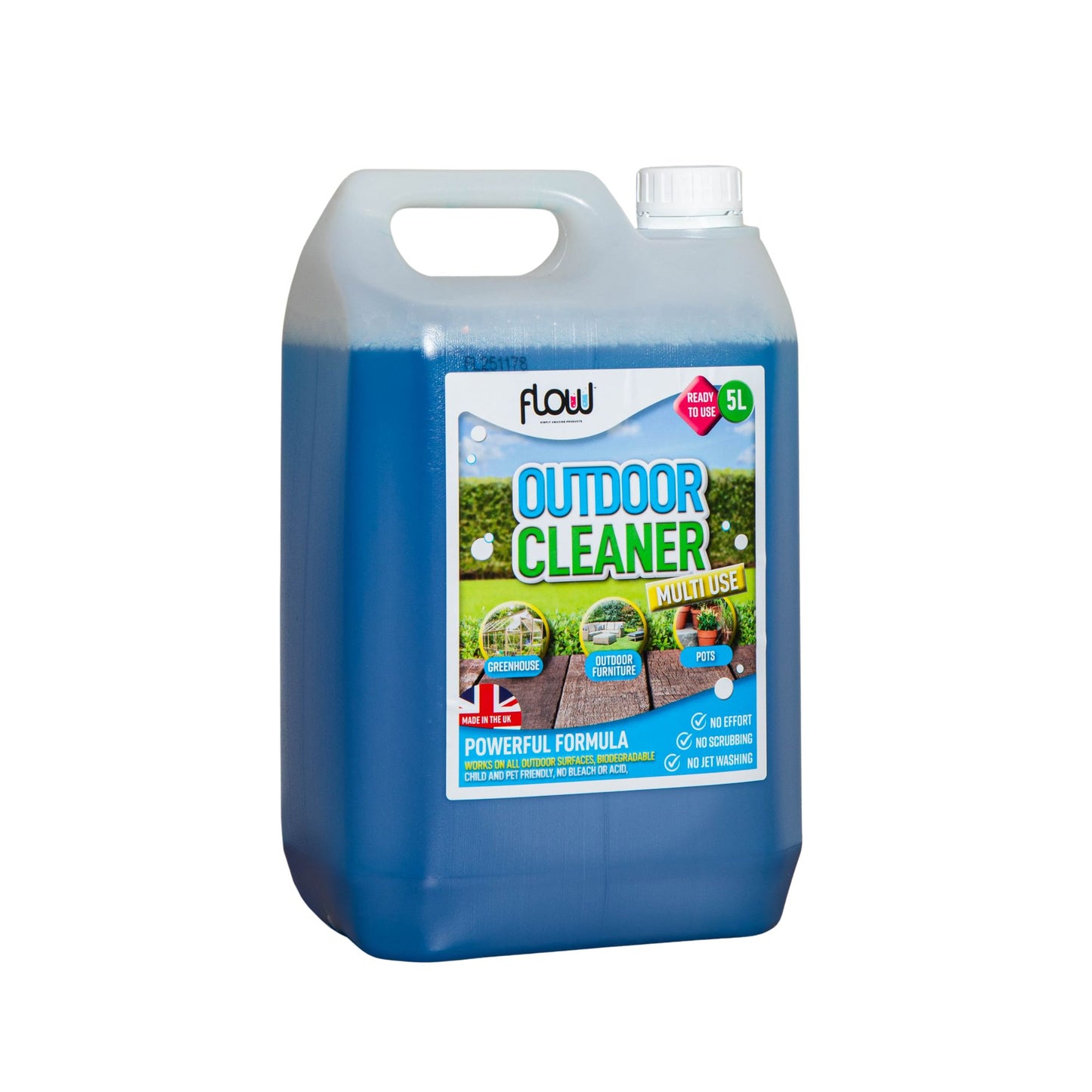 5 Litre Outdoor Patio and Decking Multi-Purpose Cleaner