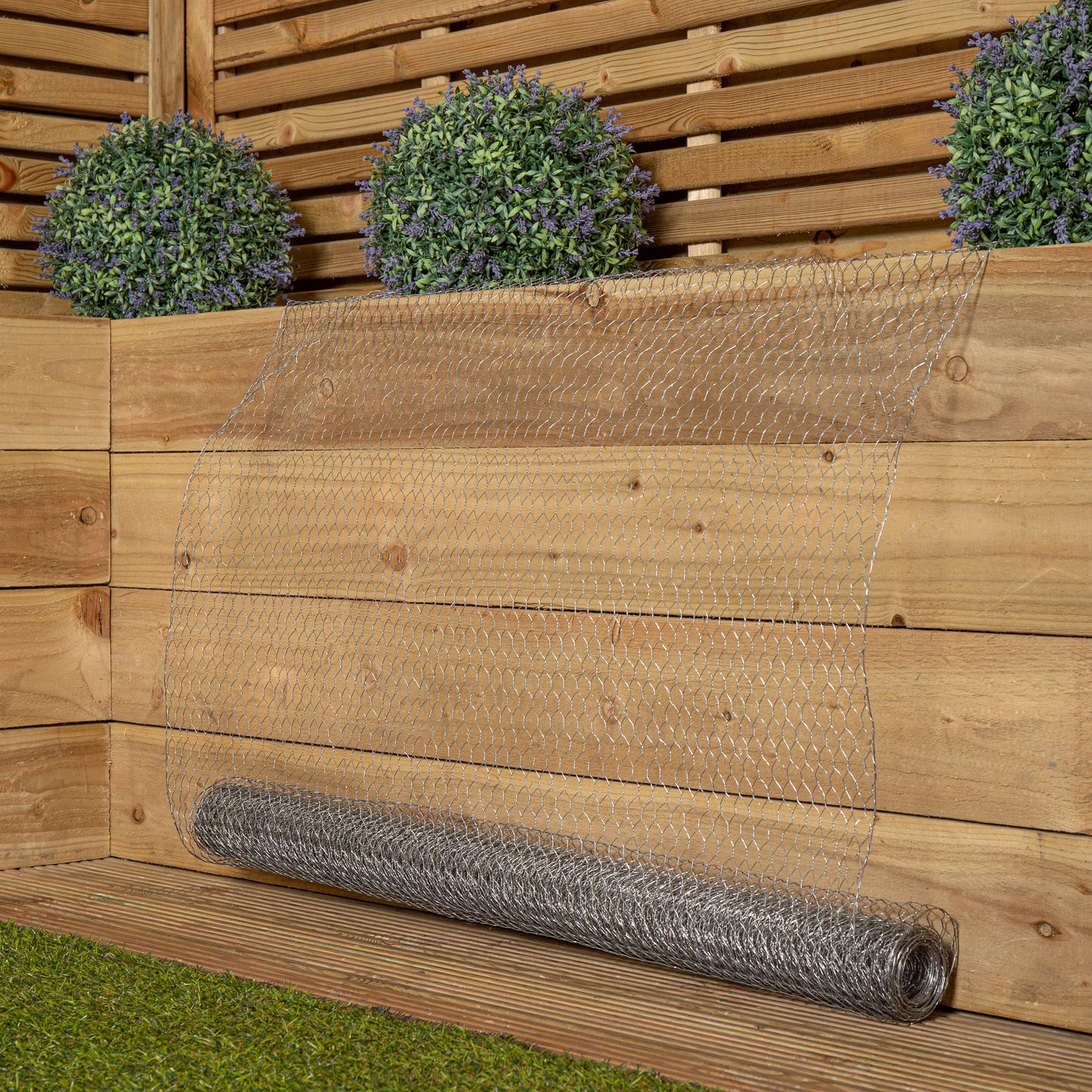 4m x 90cm of 13mm Chicken Wire Mesh Netting for Gardens / Pets / Ponds