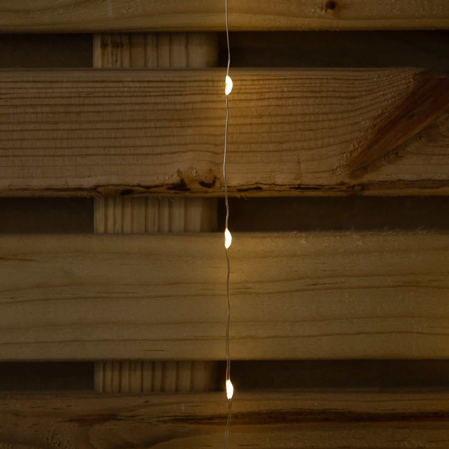 1.2m x 1.2m Light up Star Pin Wire Christmas Curtain Lights with 303 Warm White LEDs