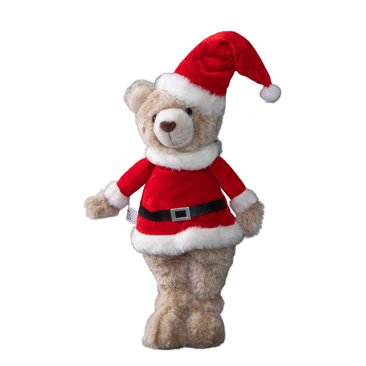 35cm Plush Standing Teddy Santa Christmas Decoration