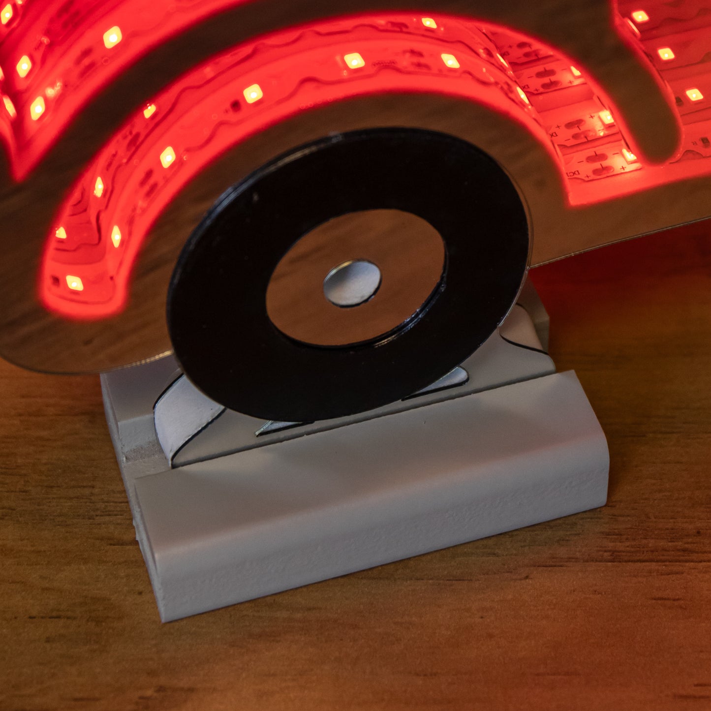 40cm LED Infinity Light Red Truck