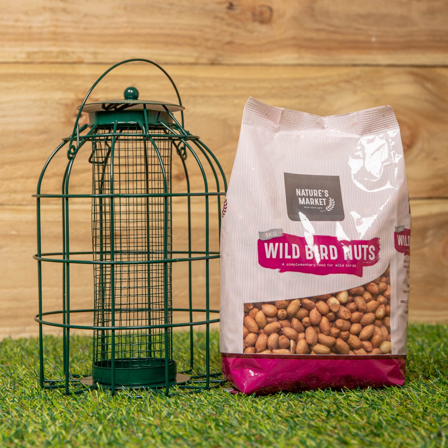 1kg Bag Garden Wild Bird Whole Nuts Feed