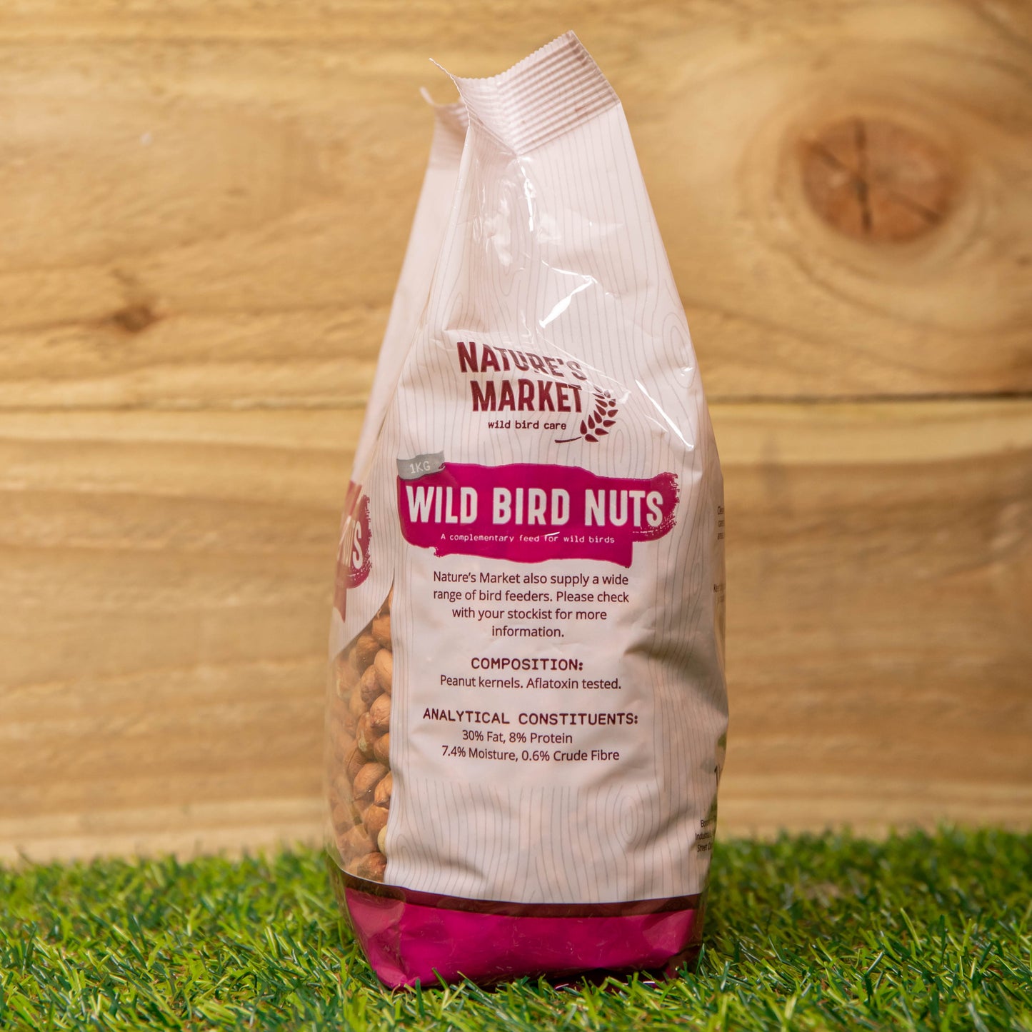 1kg Bag Garden Wild Bird Whole Nuts Feed