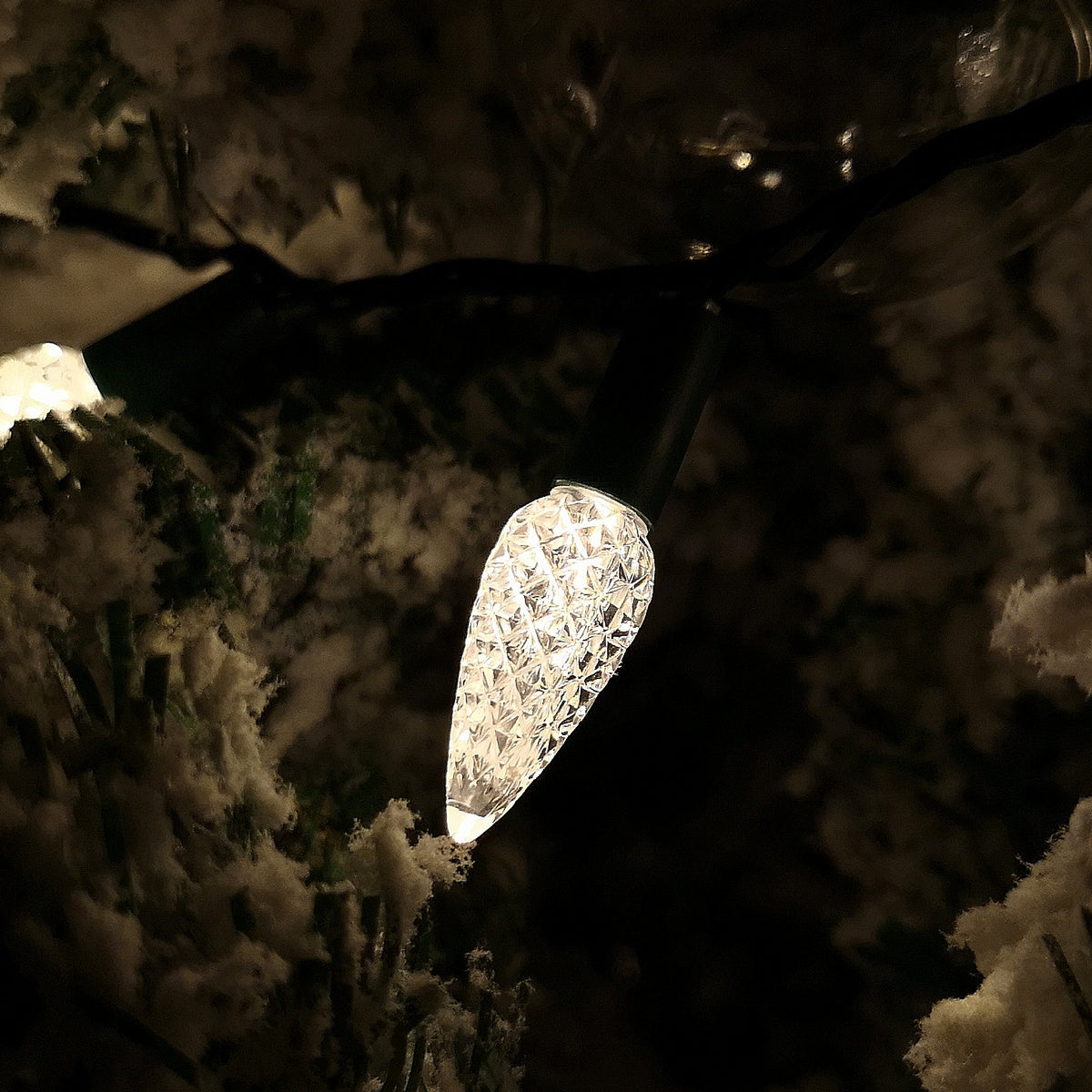 15m 300 LED Multi-action Pine Cone Christmas Lights in Warm White