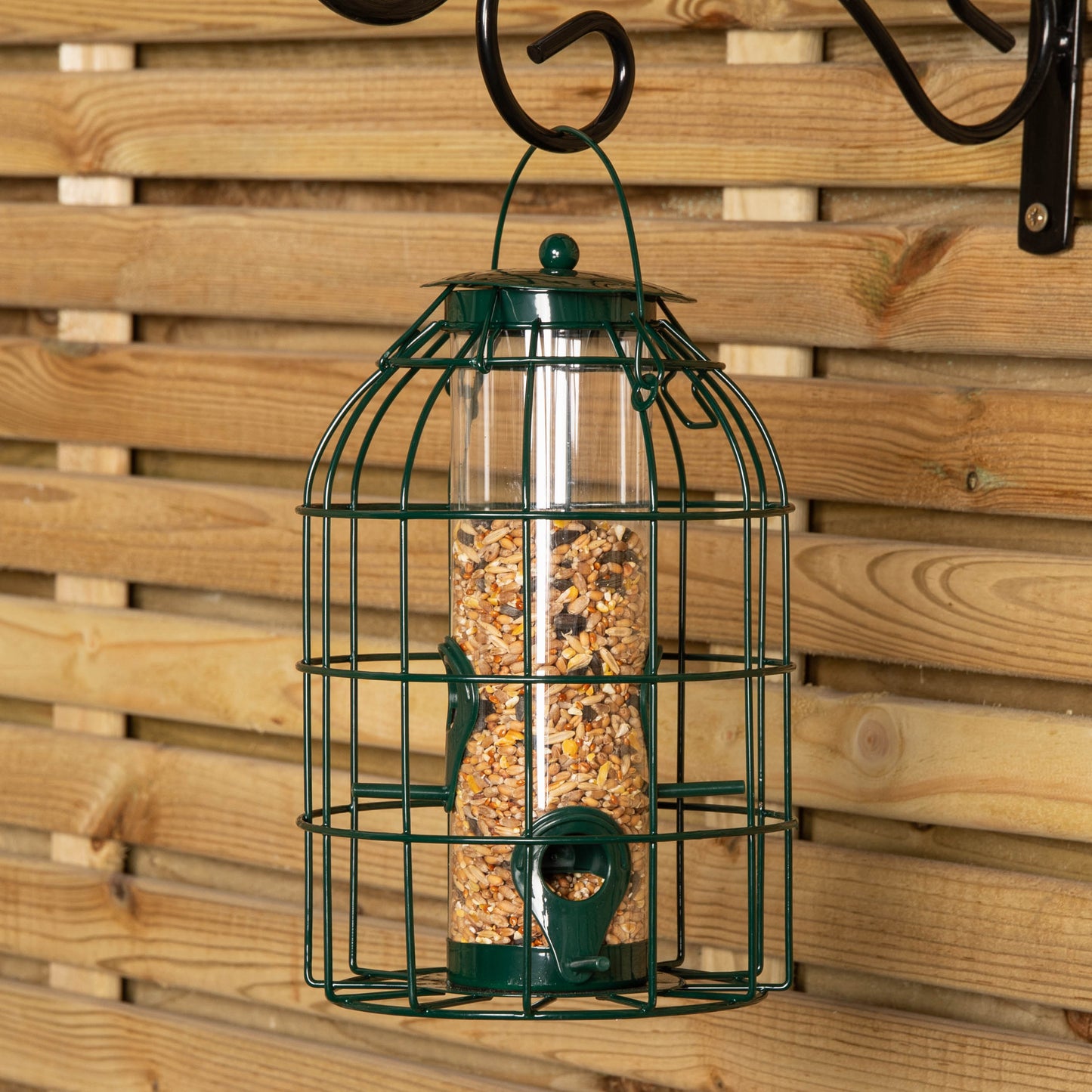 Pack of 6 Wild Bird Seed Feeder Cage with Squirrel Guard
