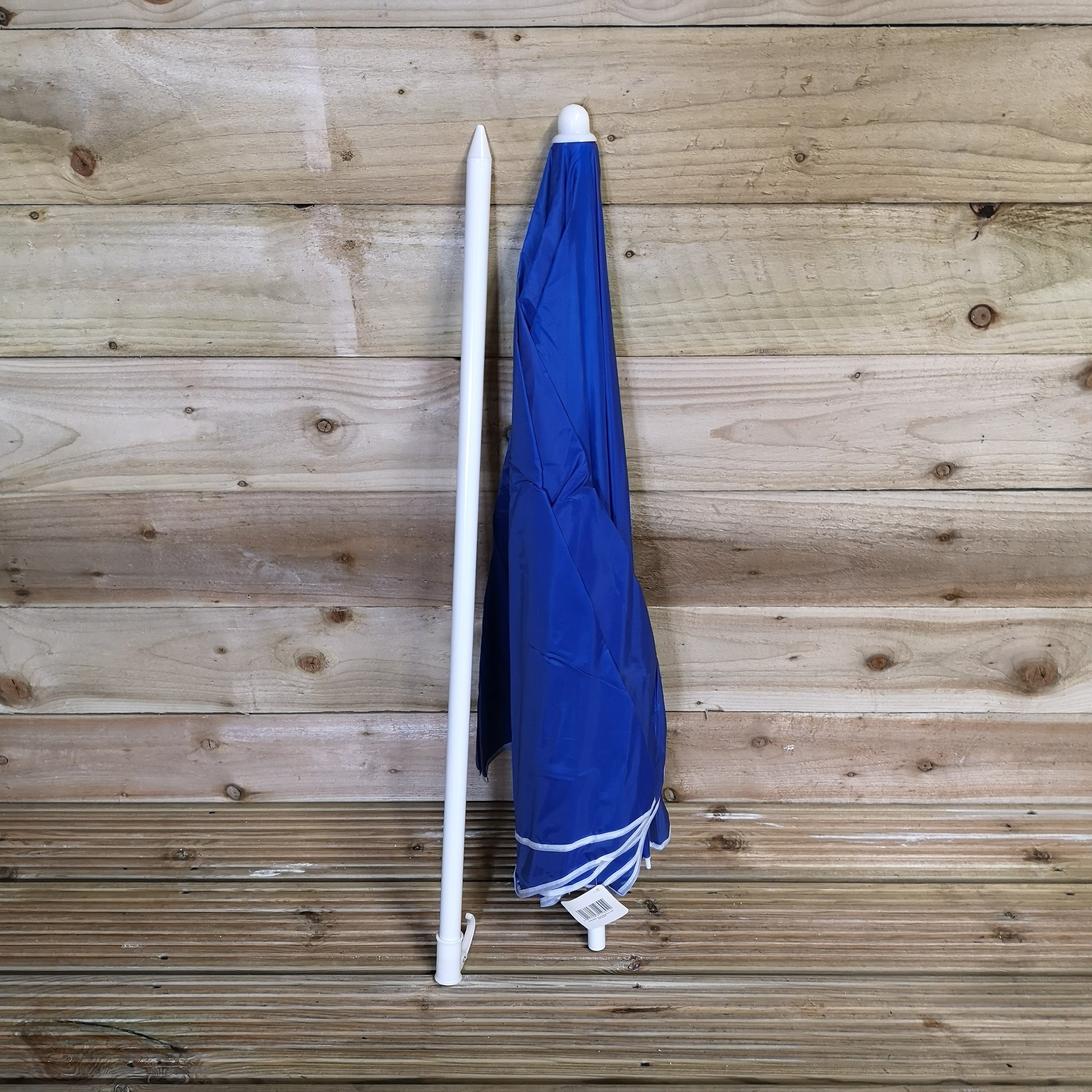 1.4m Lightweight Portable Parasol Umbrella for Camping Beach and Garden in Blue