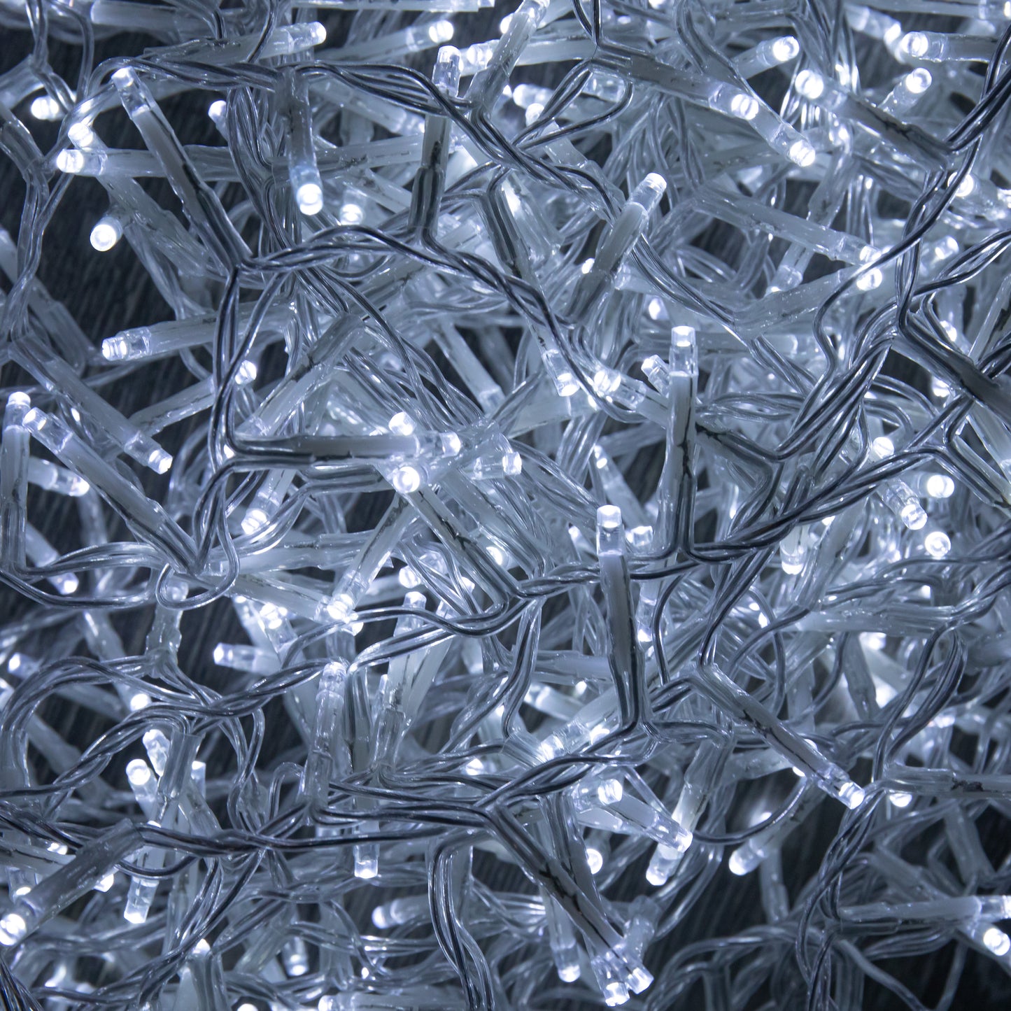 18.7m 750 LED TreeBrights Christmas String Lights with Timer in White on Clear Cable