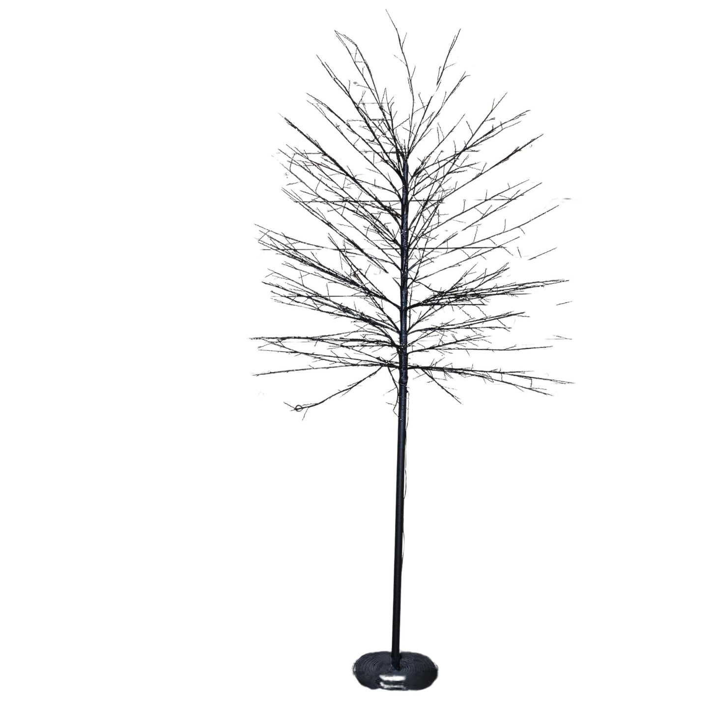 Factory Seconds: 1.8m 6ft Outdoor Black Micro Dot Christmas Blossom Tree with 900 Warm White LED