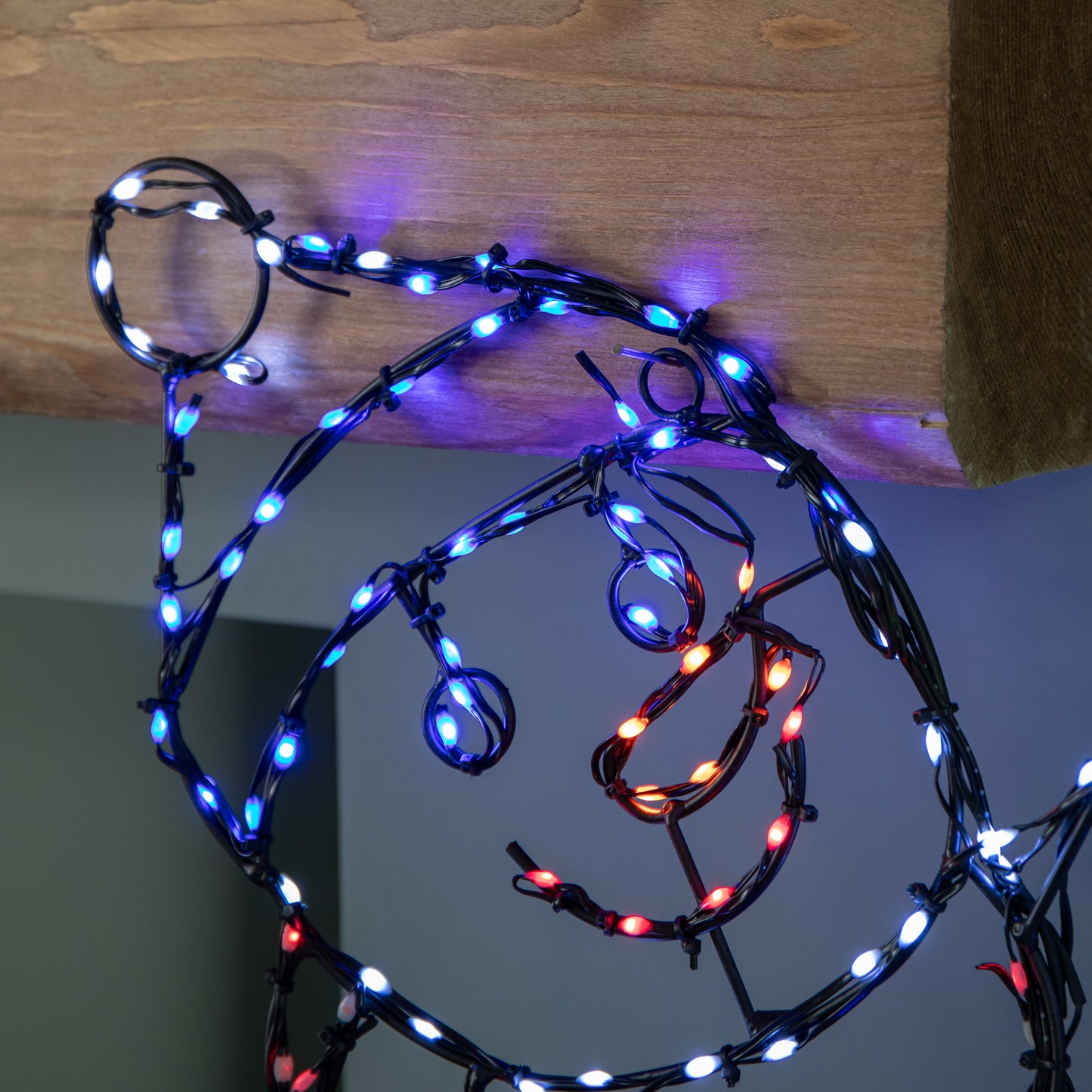 60cm x 38cm Light up FlexiBrights Christmas Snowman with 177 Multi-Coloured LEDs