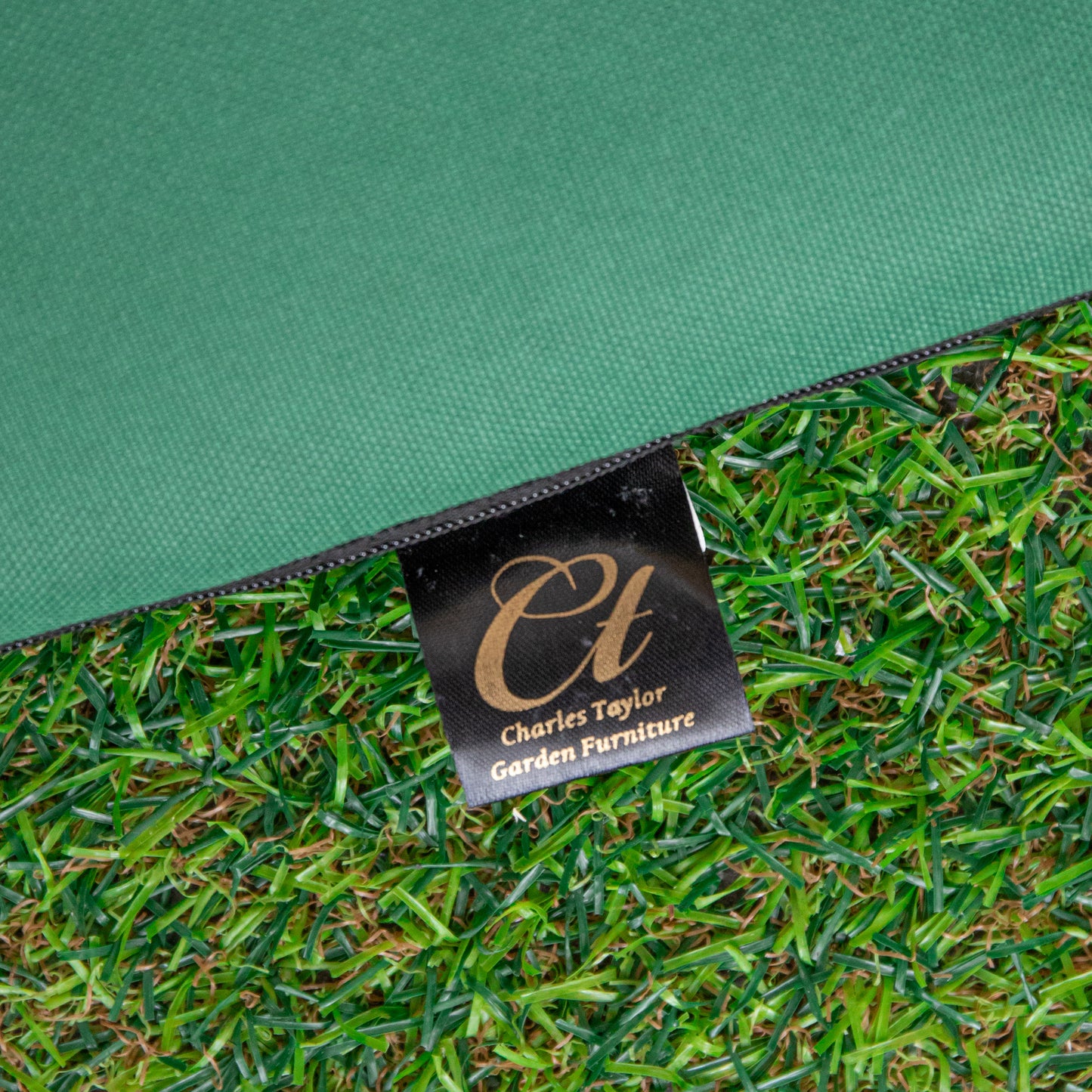 52 x 20cm Back Cushion for Single Wooden Garden Chair in Green