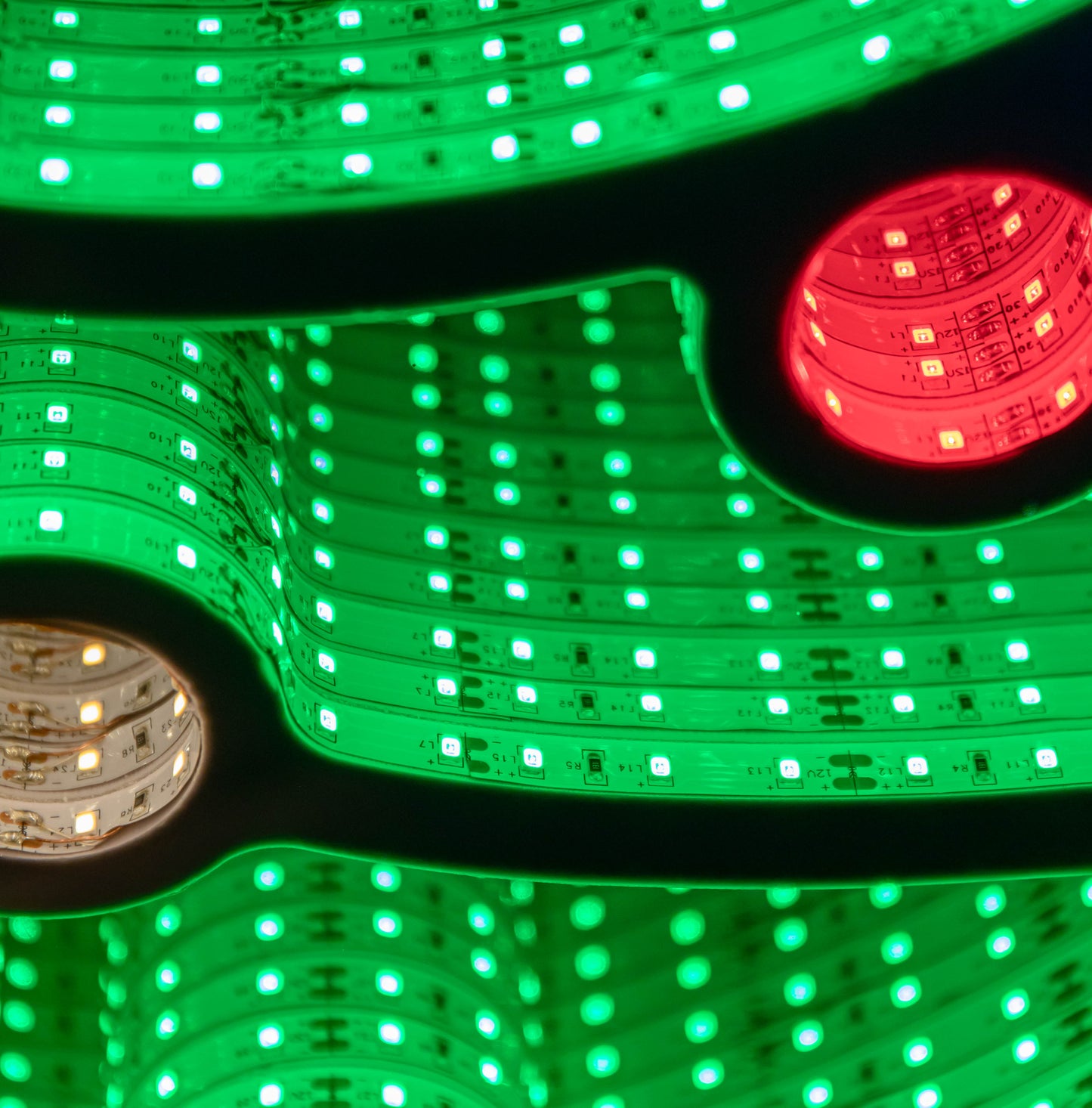 60cm Light up Christmas Tree Infinity Decoration with Multi-Coloured LEDs