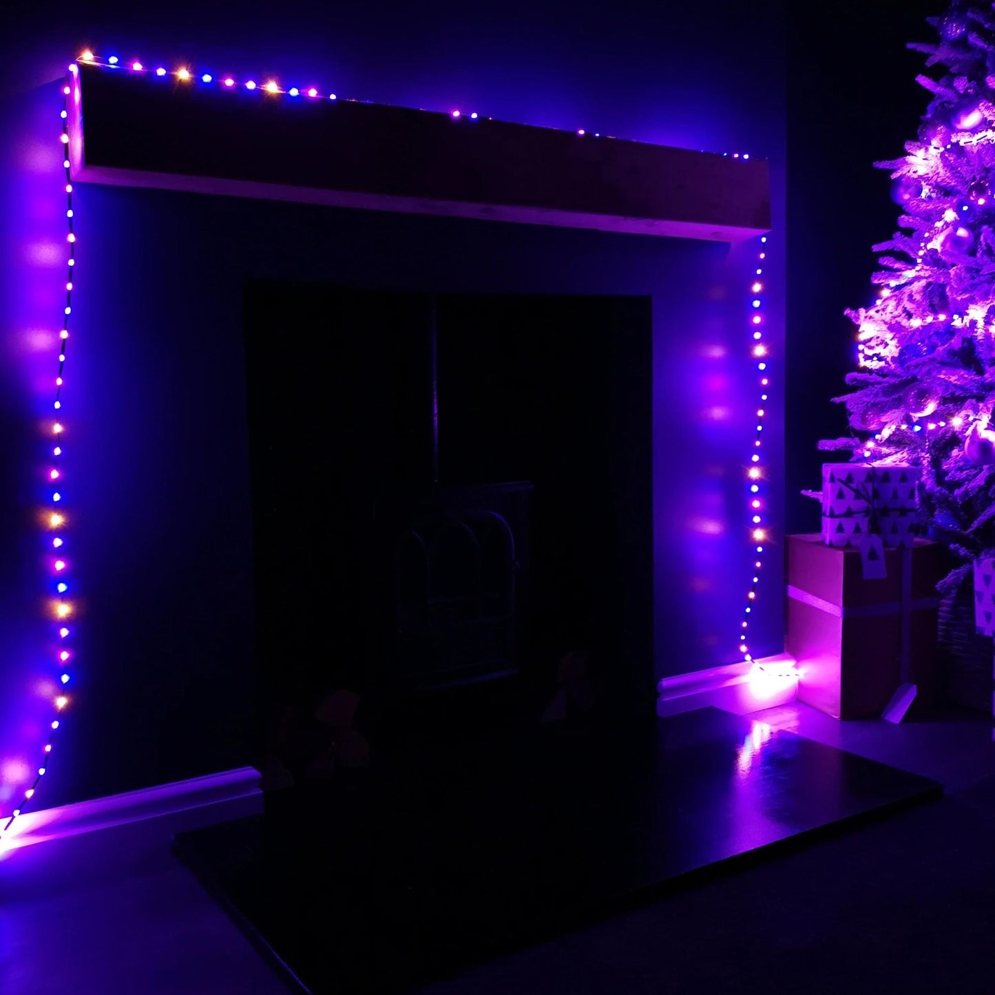 17.5m Indoor Outdoor Flexibrights Christmas Lights with 500 RainbowLEDs