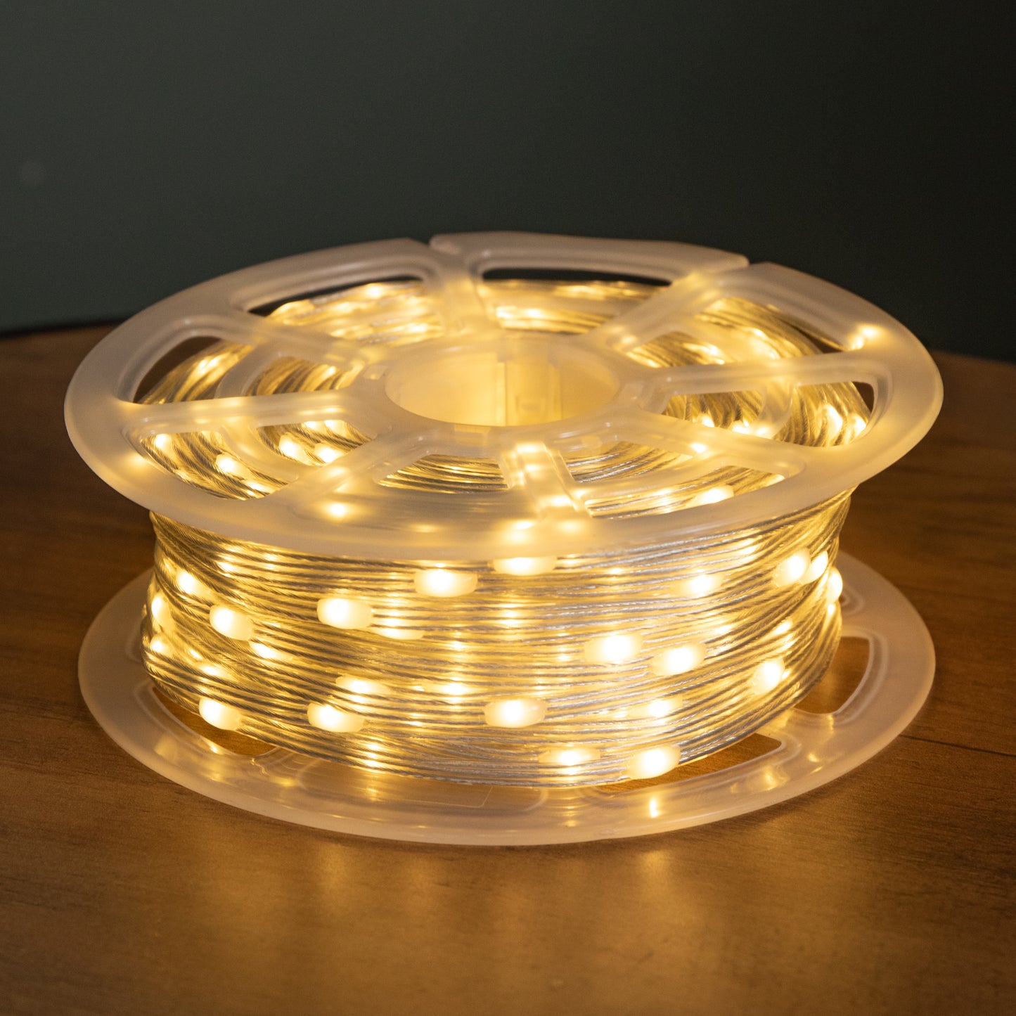 37.5m Light up Christmas Two Tone String Lights with 500 Warm White & Cool White LEDs