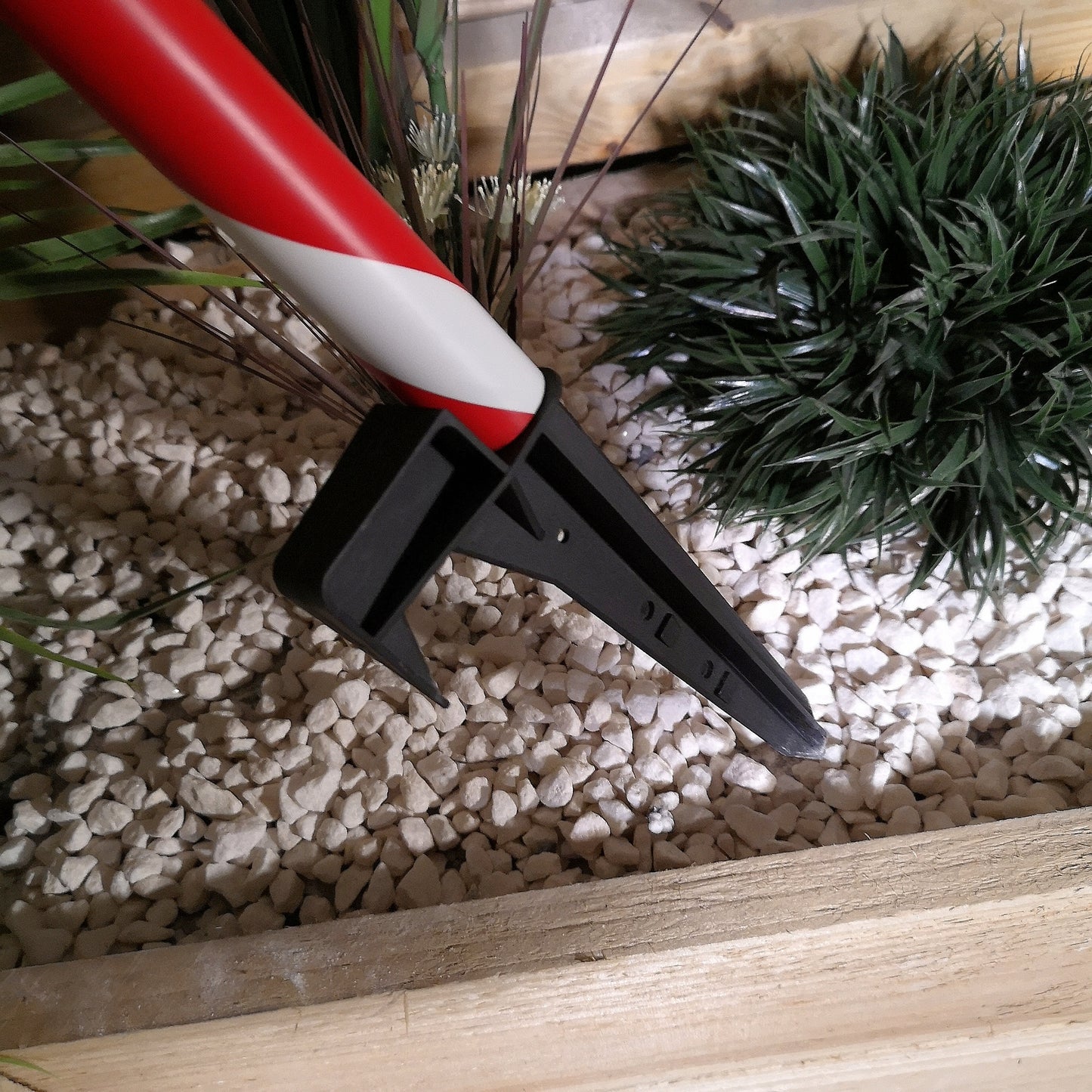 1.1m Battery Operated Light up Santa Stop Here LED Christmas Sign