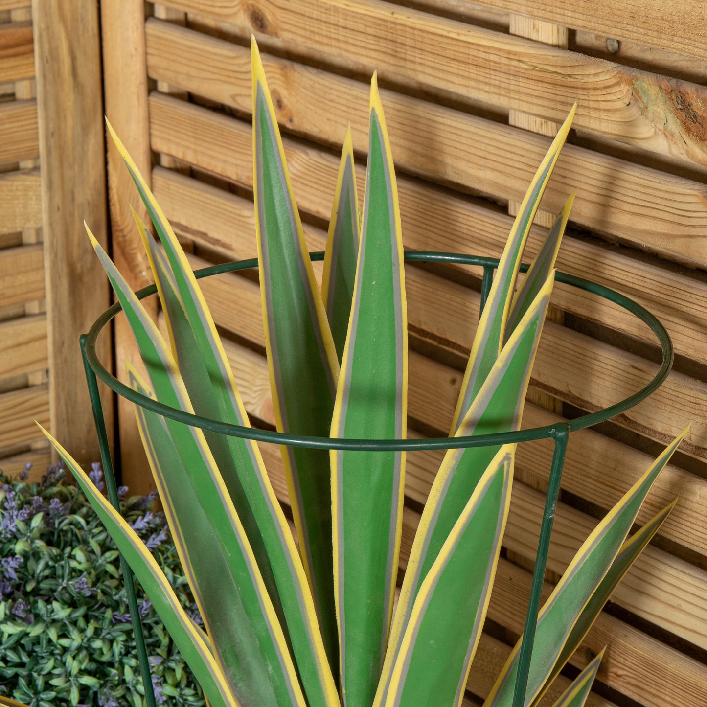 Pack of 3 Tom Chambers Urban Green Conical Garden Plant Support Ring 30cm - Medium