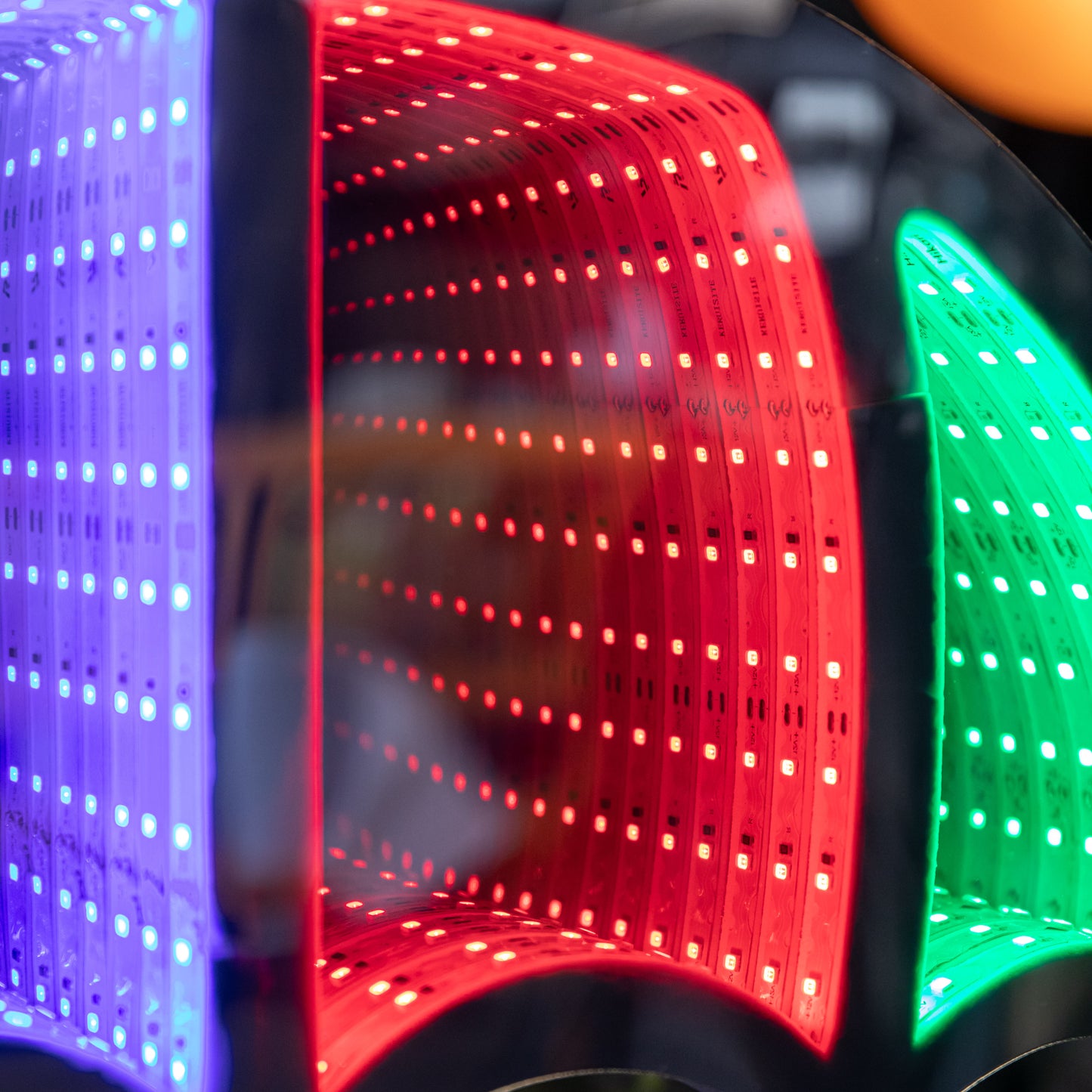 60cm LED Infinity Light Snowman Hanging Parachute