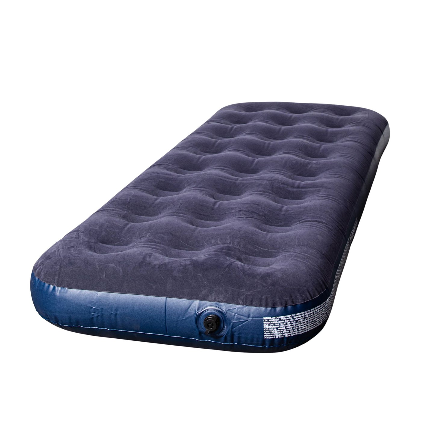 191cm x 73cm x 22cm Single Soft Flock Covered Airbed