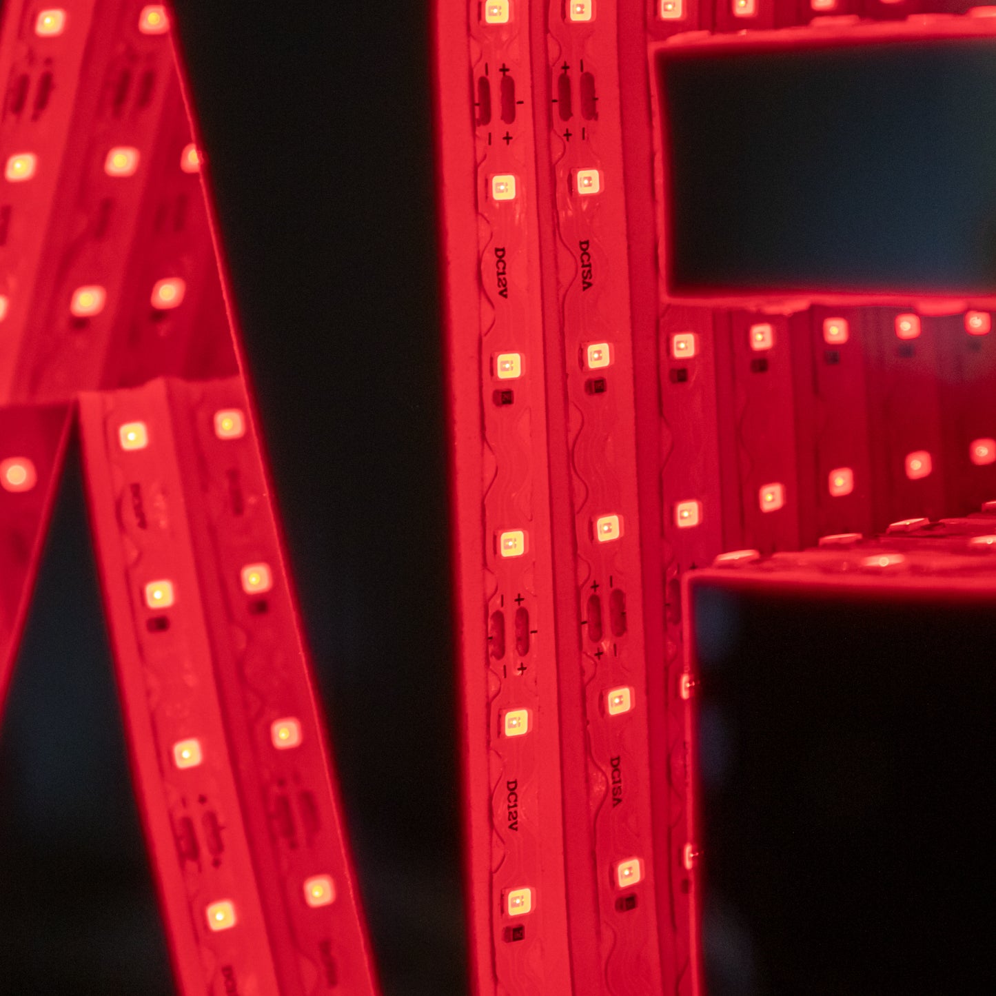 1m Light up Merry Christmas Infinity Light Decoration with Red and Green LEDs