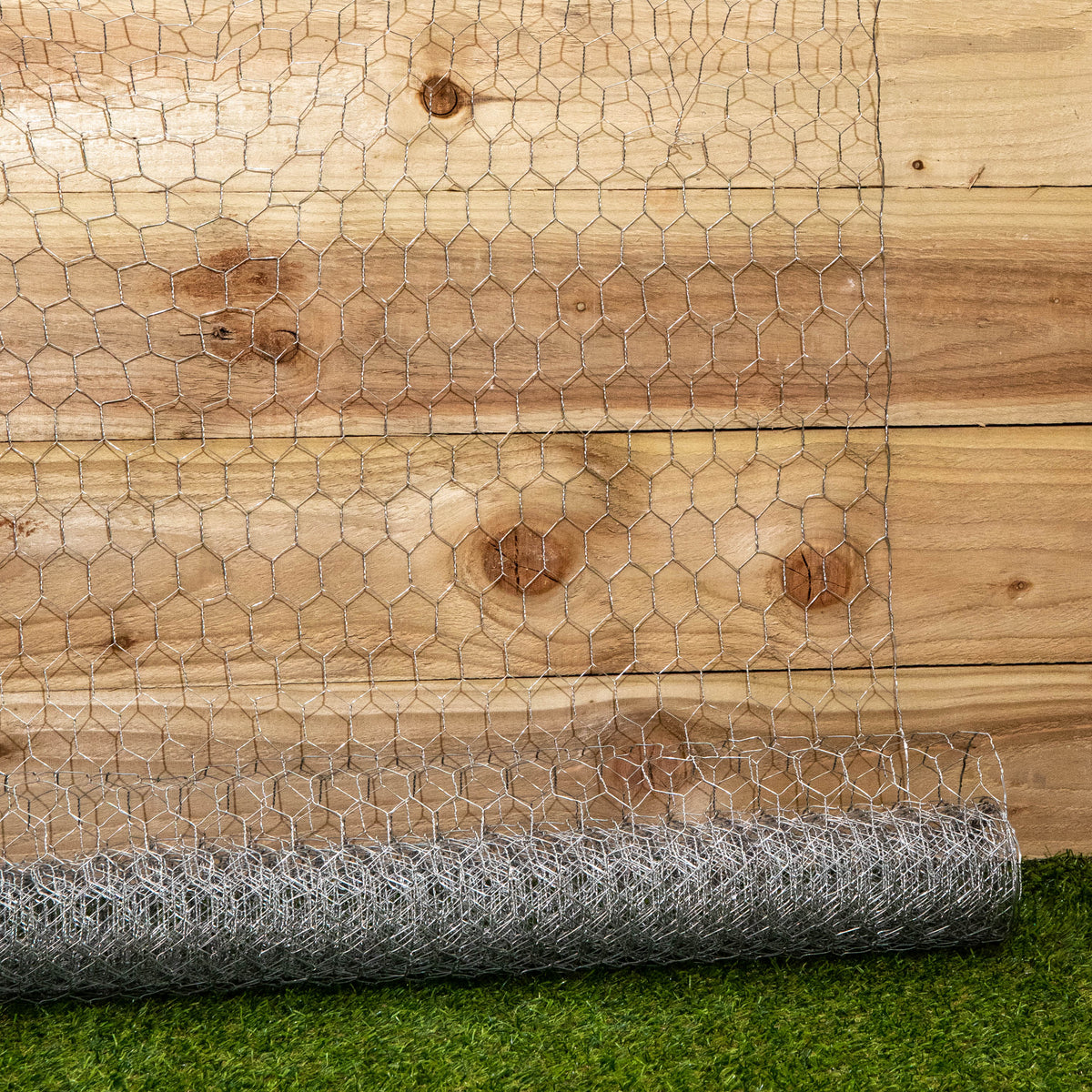 5m x 0.9m x 25mm Galvanised Chicken Wire Garden Netting / Fencing