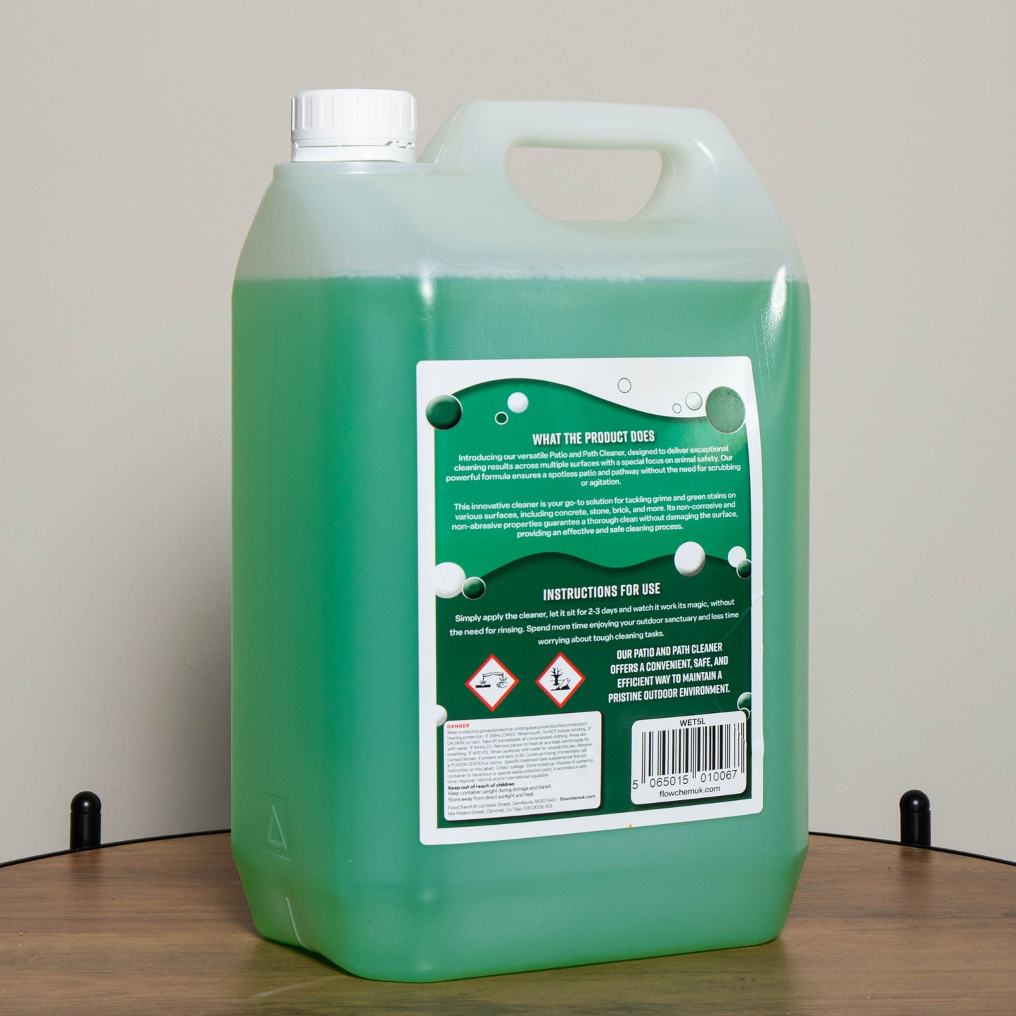 5 Litre Wet & Walk Away Patio Surface Cleaner Concentrate