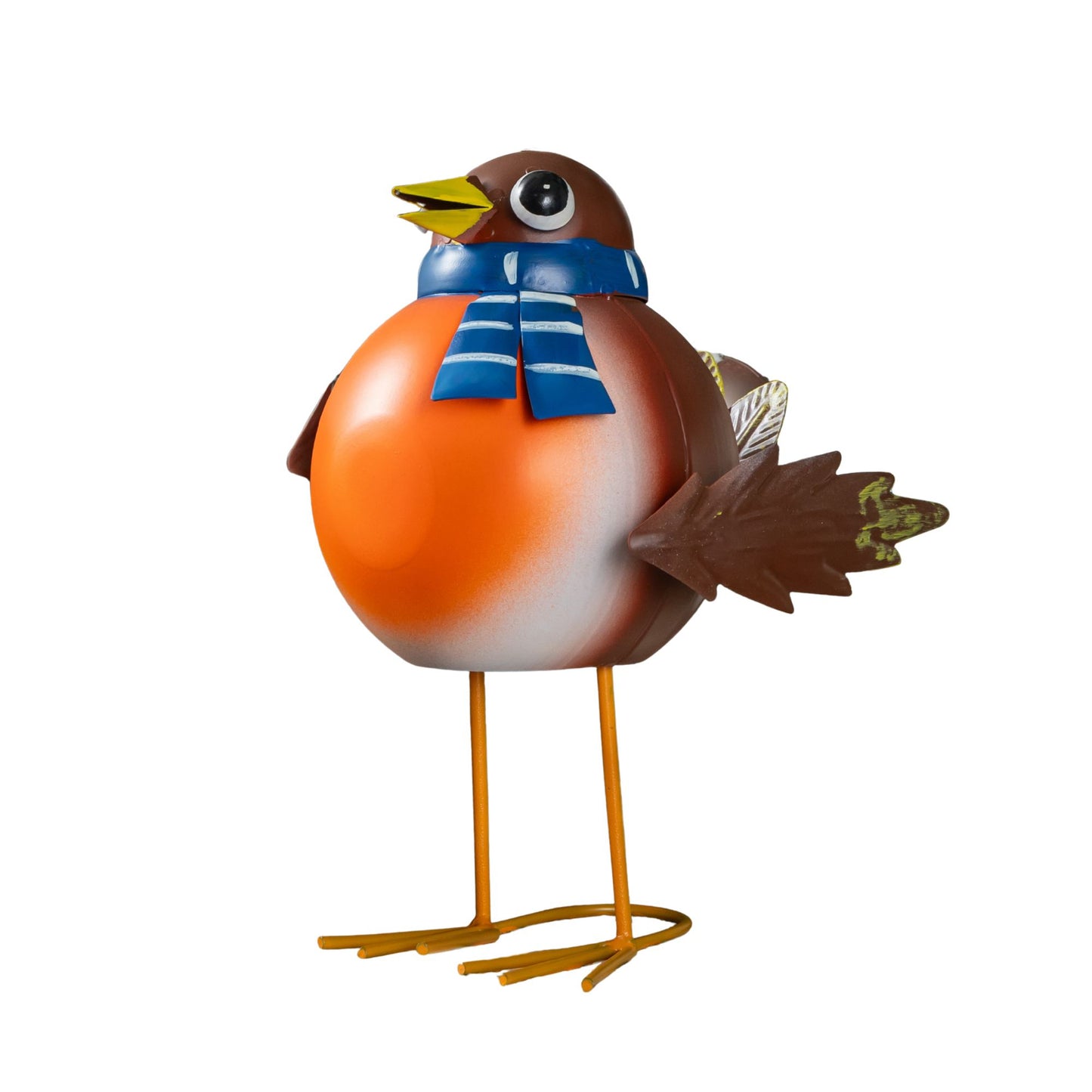 25cm Large Wobbling Rocking Hand Painted Christmas Robin Decoration
