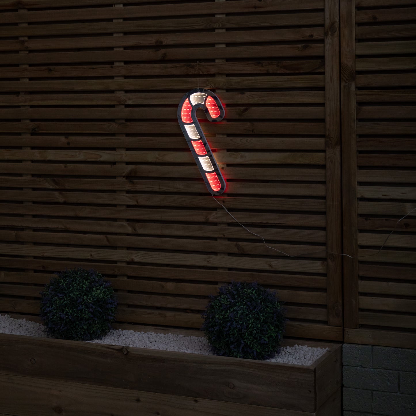 40cm LED Infinity Light Candy Cane