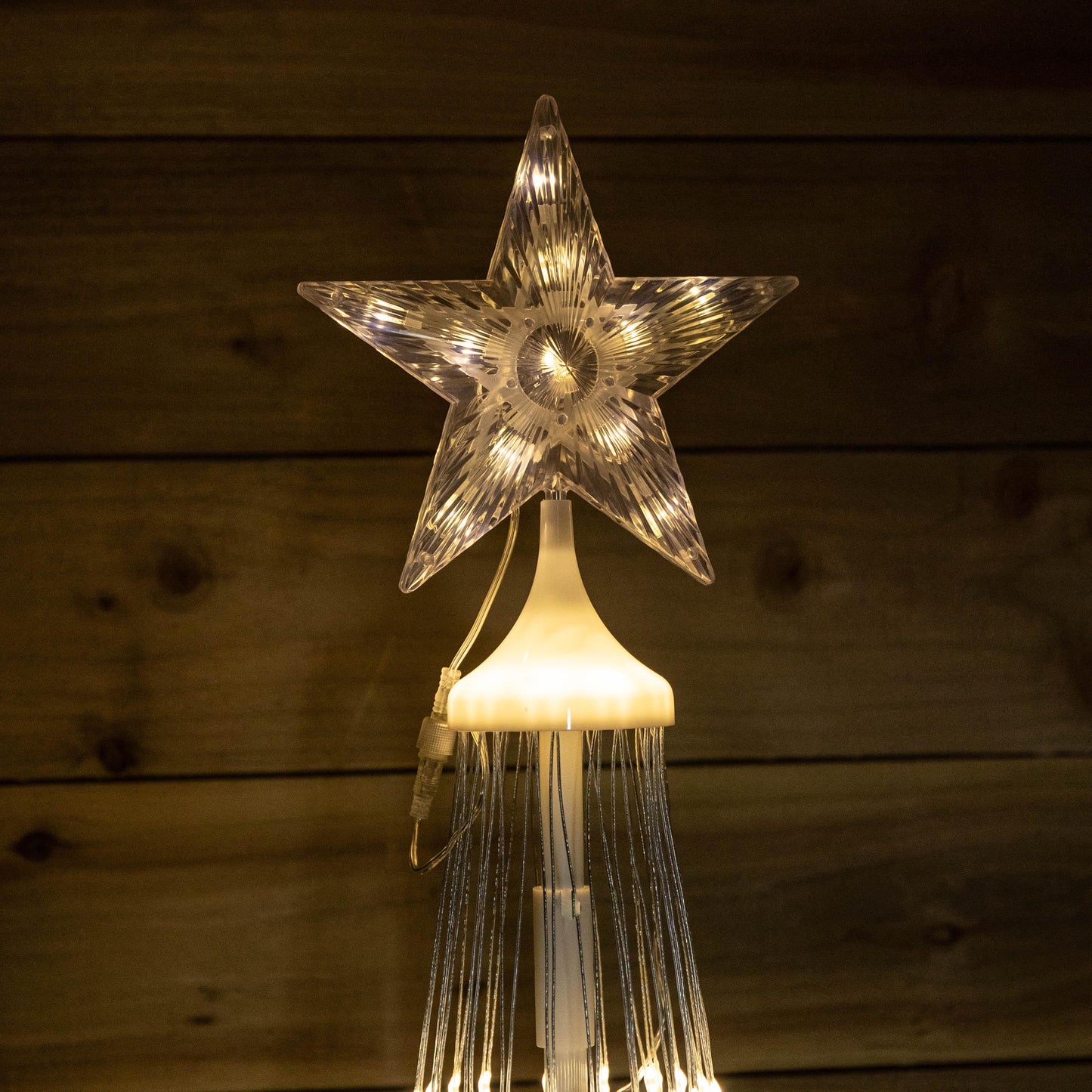 Factory Seconds: 1.35m Light up Christmas Cone Tree with 160 Warm White LEDs and Timer Function