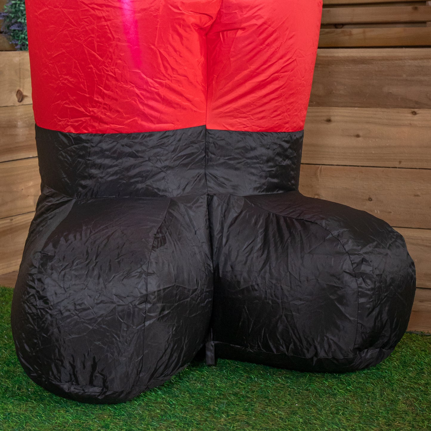 6ft (190cm) LED Christmas Inflatables Outdoor Santa Claus With Gifts Decorations