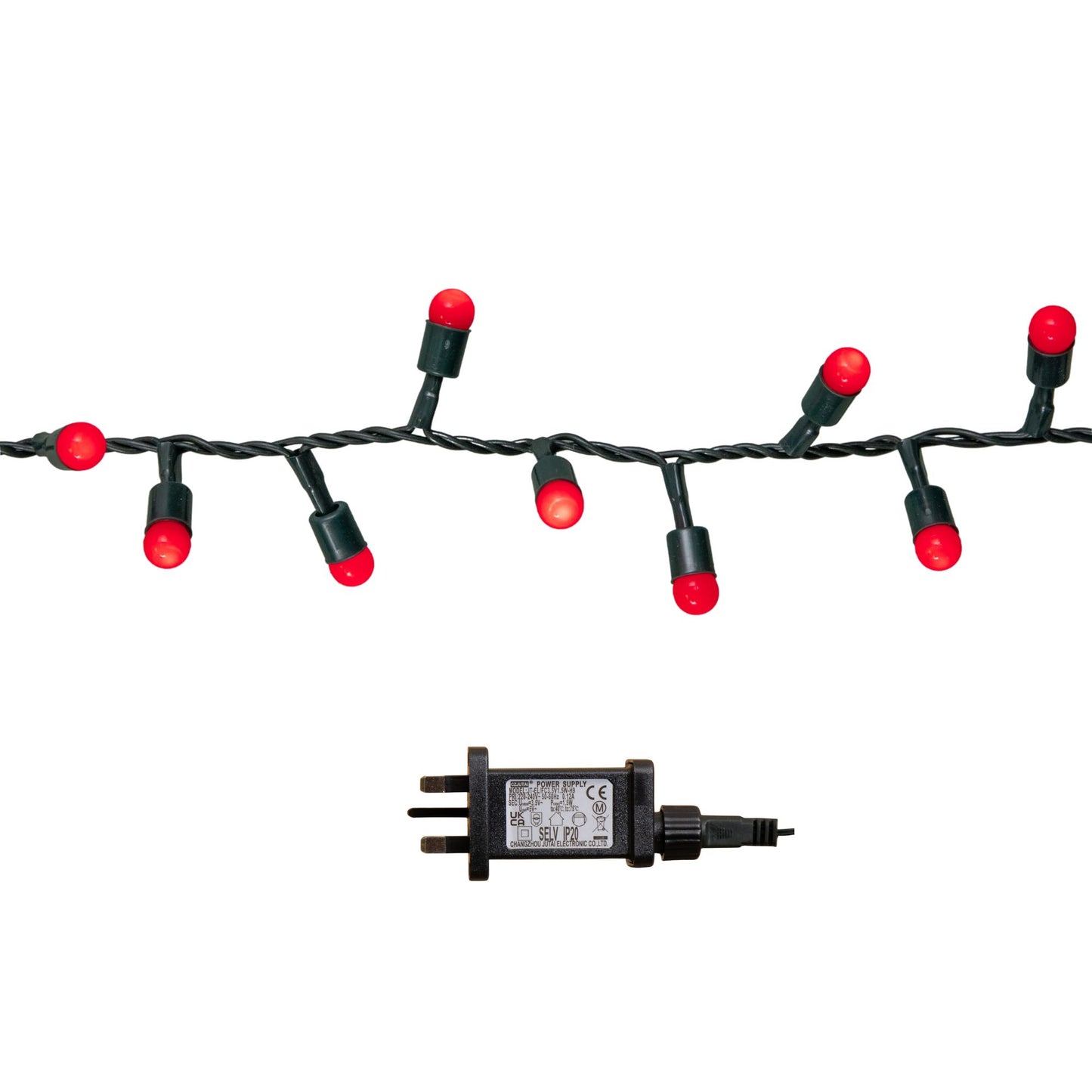 600 Christmas Berry String Lights in Red with Multi-Action LEDs