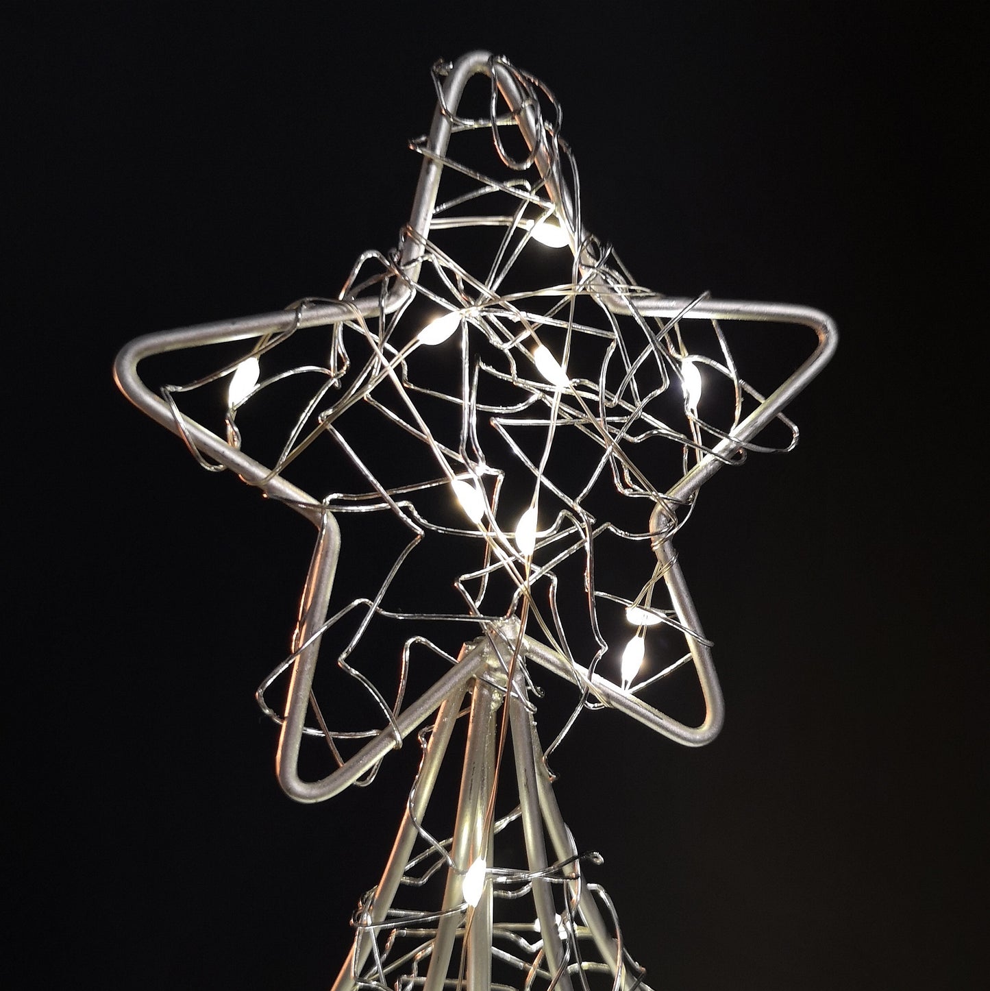 90cm Light Up Tree Christmas Decoration with 300 Warm White LEDs