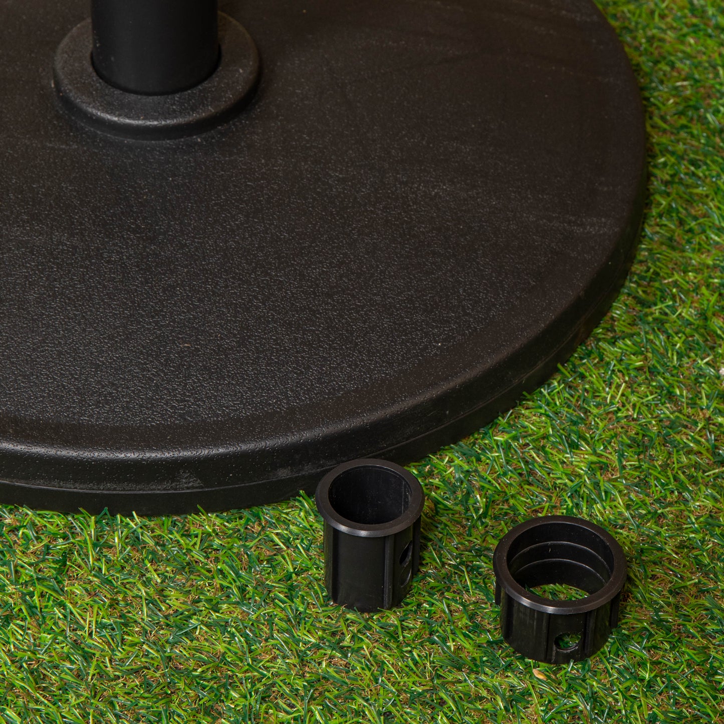 11kg Black Heavy Duty Round Garden Patio Parasol Umbrella Base