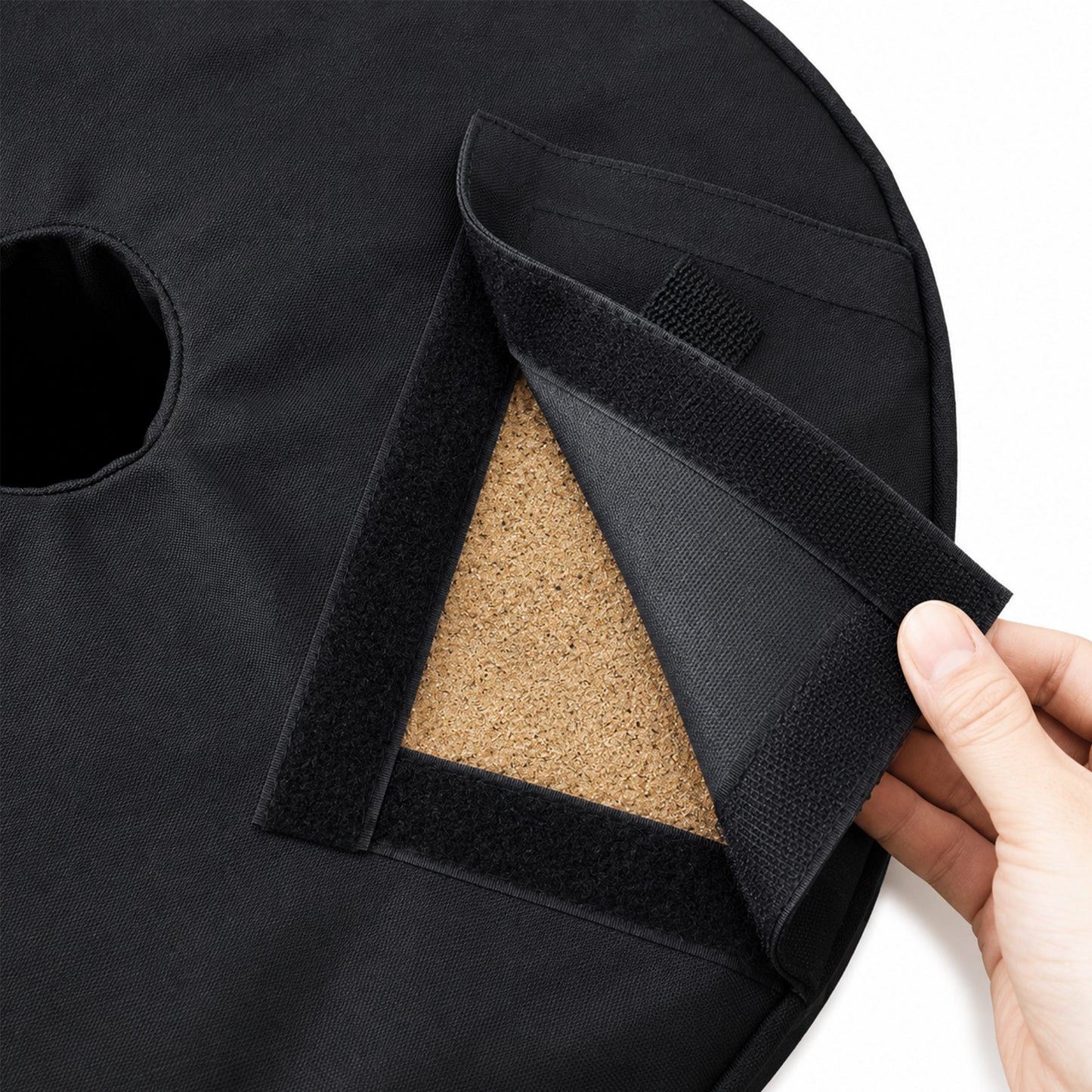 40kg Black Heavy Duty Round Garden Patio Parasol Umbrella Refillable Base Weight Bag
