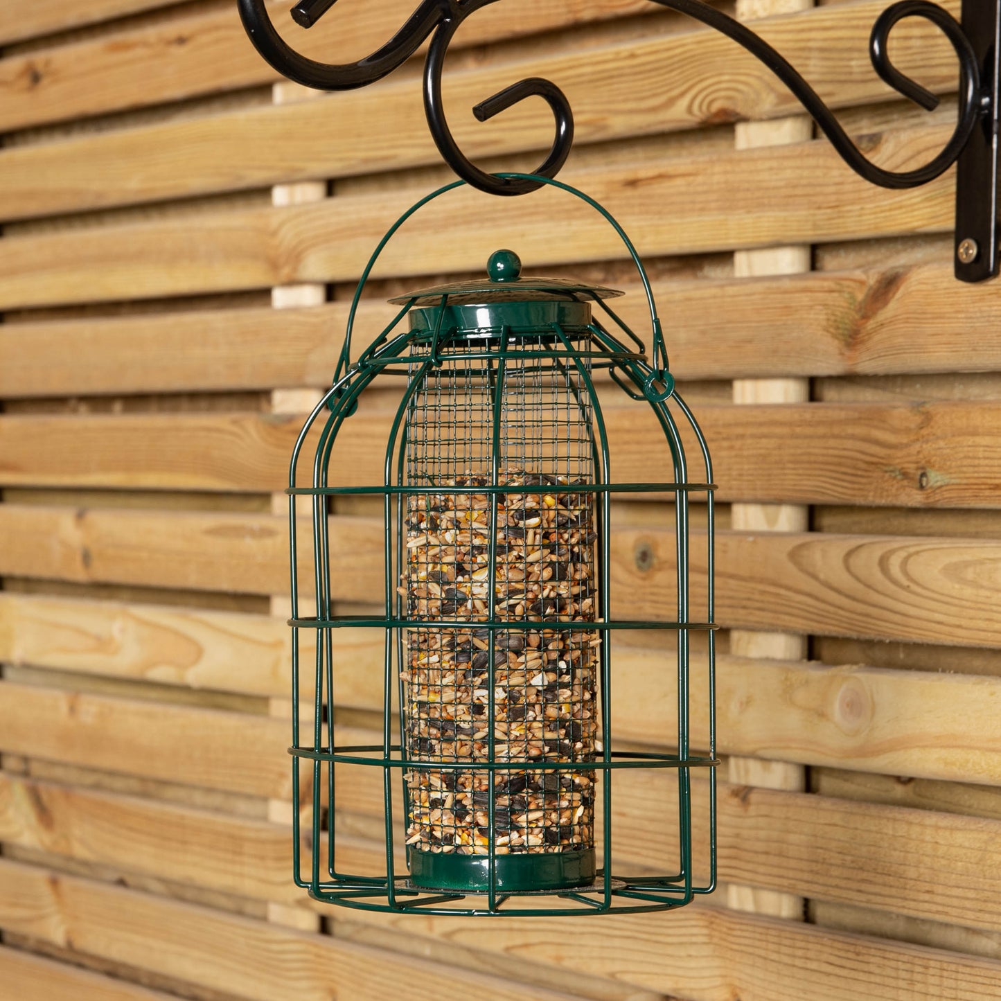 Pack of 3 Wild Bird Hanging Nut Feeder with Squirrel Guard