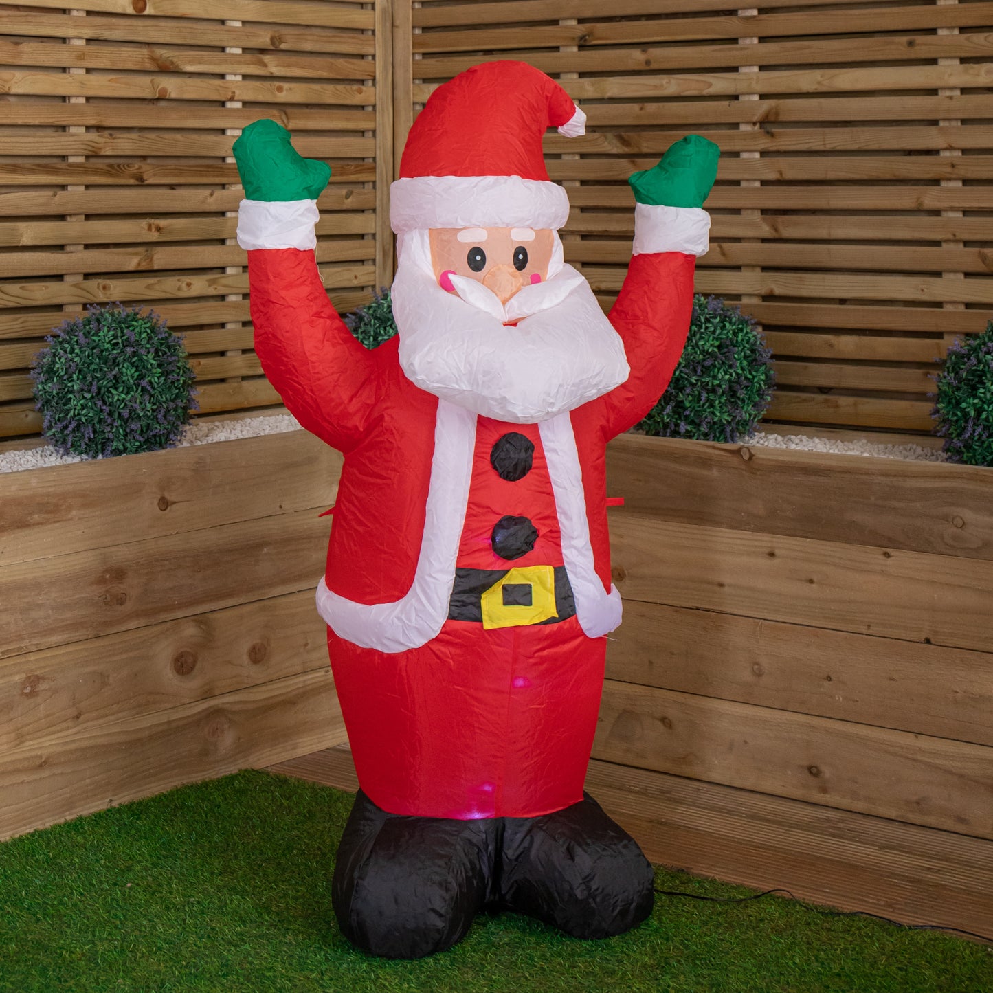 4ft (120cm) LED Outdoor Christmas Inflatable Santa Claus Indoor /Outdoor Decoration