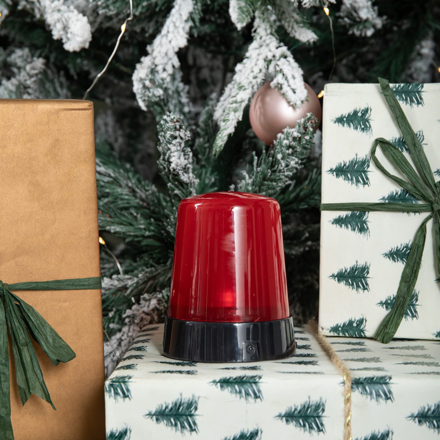 Motion Activated Christmas Present Snoop Alarm With A Flashing Light And 90 Decibel Siren