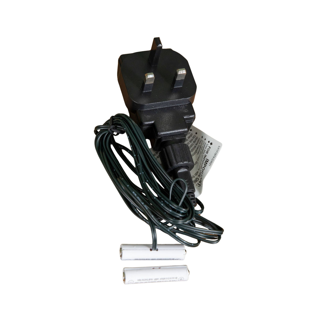 2 x AAA Money Saving Battery Replacement Plug In Adapter