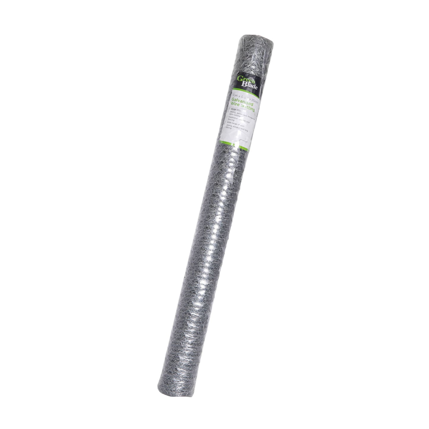 10m x 90cm x 25mm Galvanised Steel Chicken Garden Wire Netting / Fencing