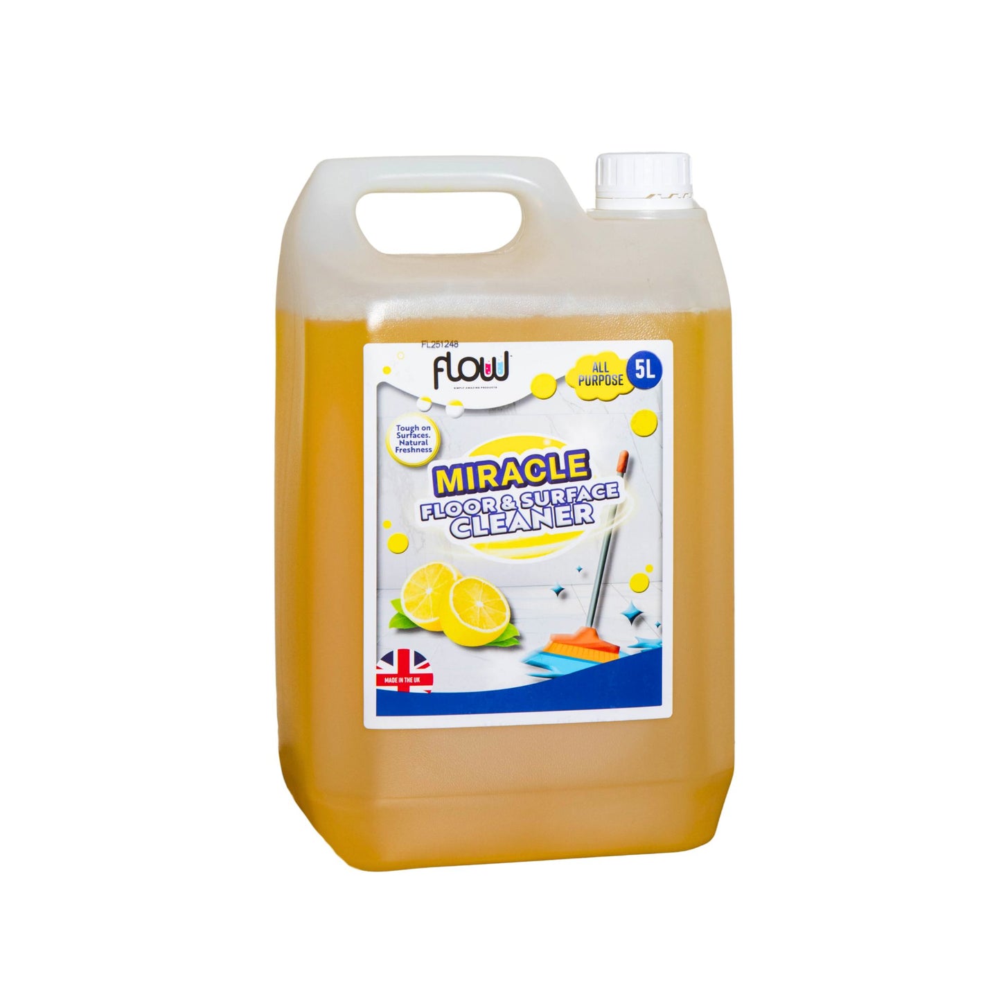 5 Litre Lemon Scented Multi-Purpose Floor and Surface Cleaner