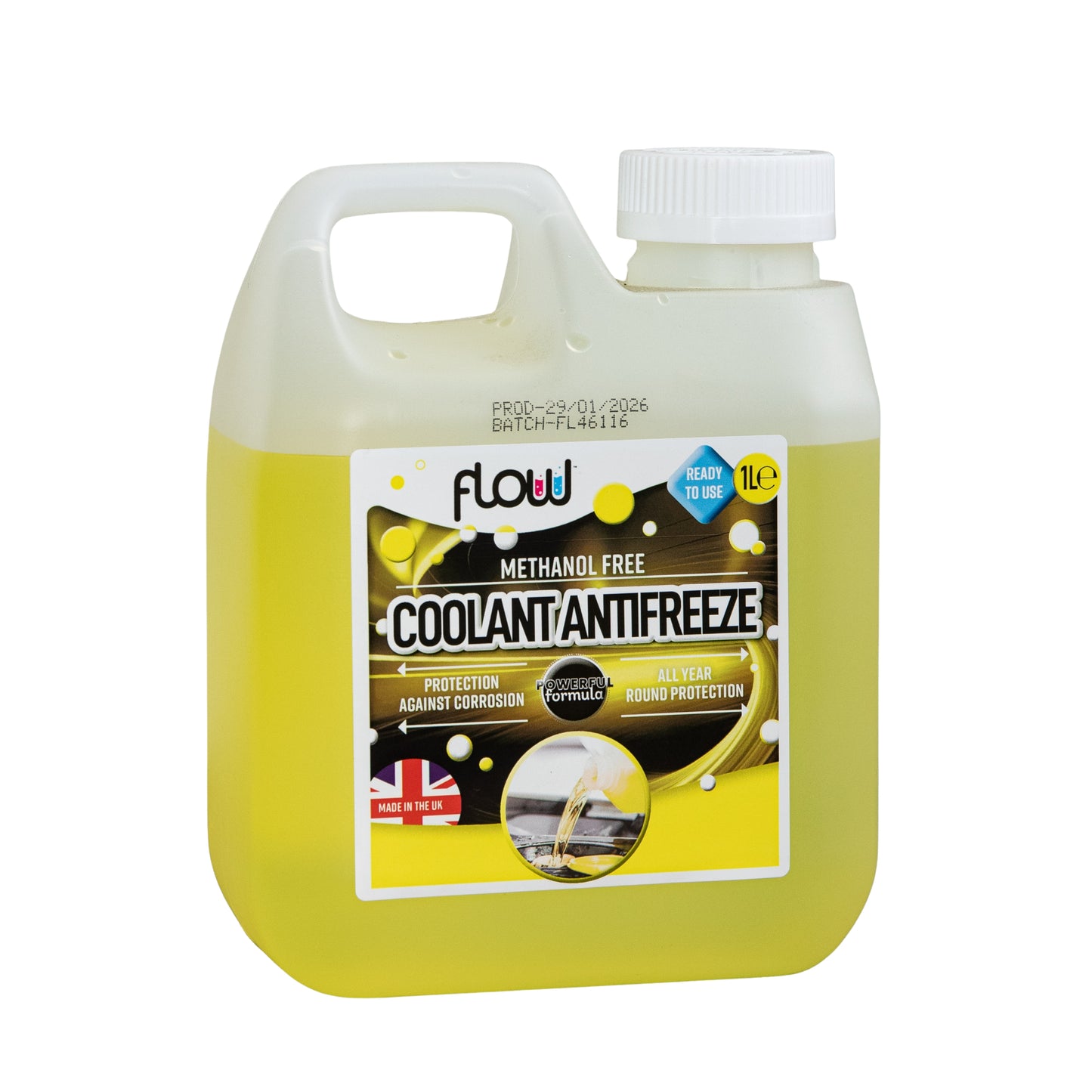 1 Litres Car Engine Coolant and AntiFreeze Fluid for All Vehicles