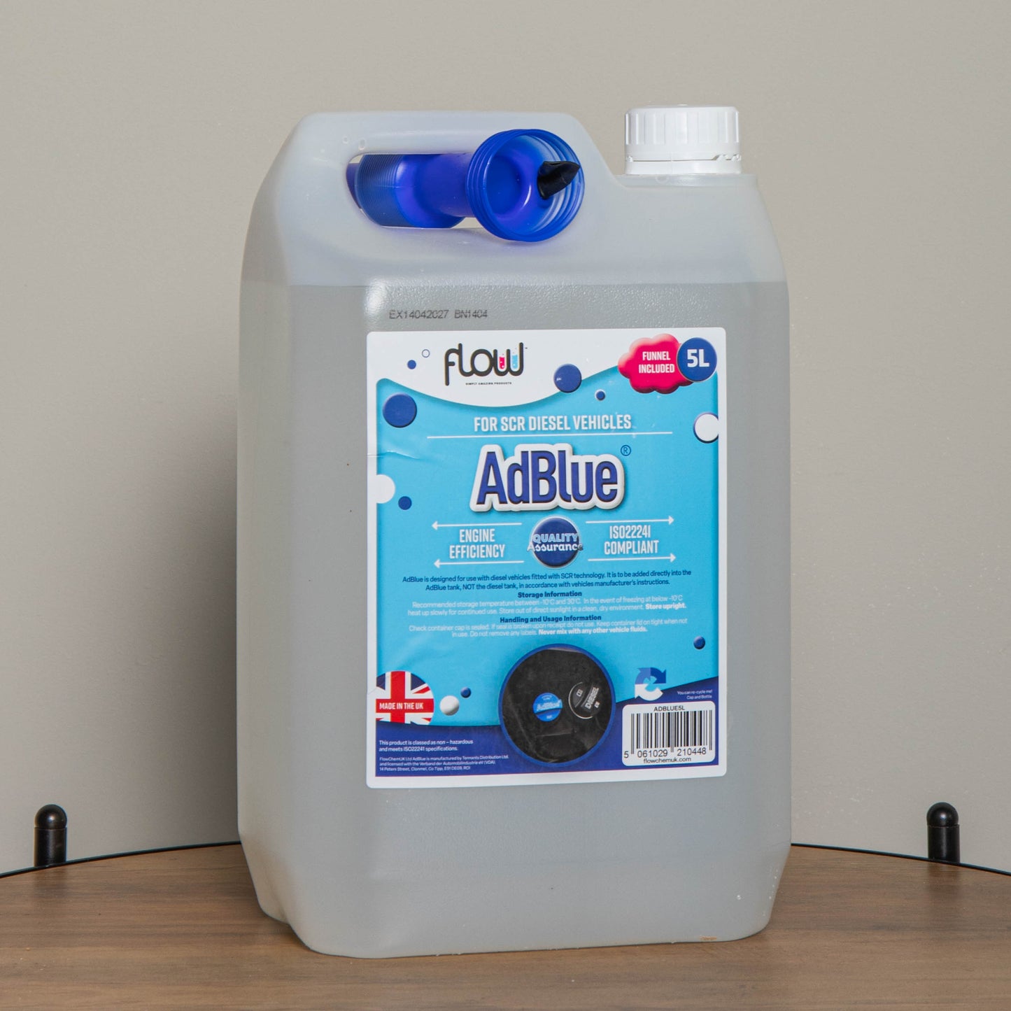 5 Litre AdBlue Fluid with Nozzle For Diesel Car Vehicle Engines