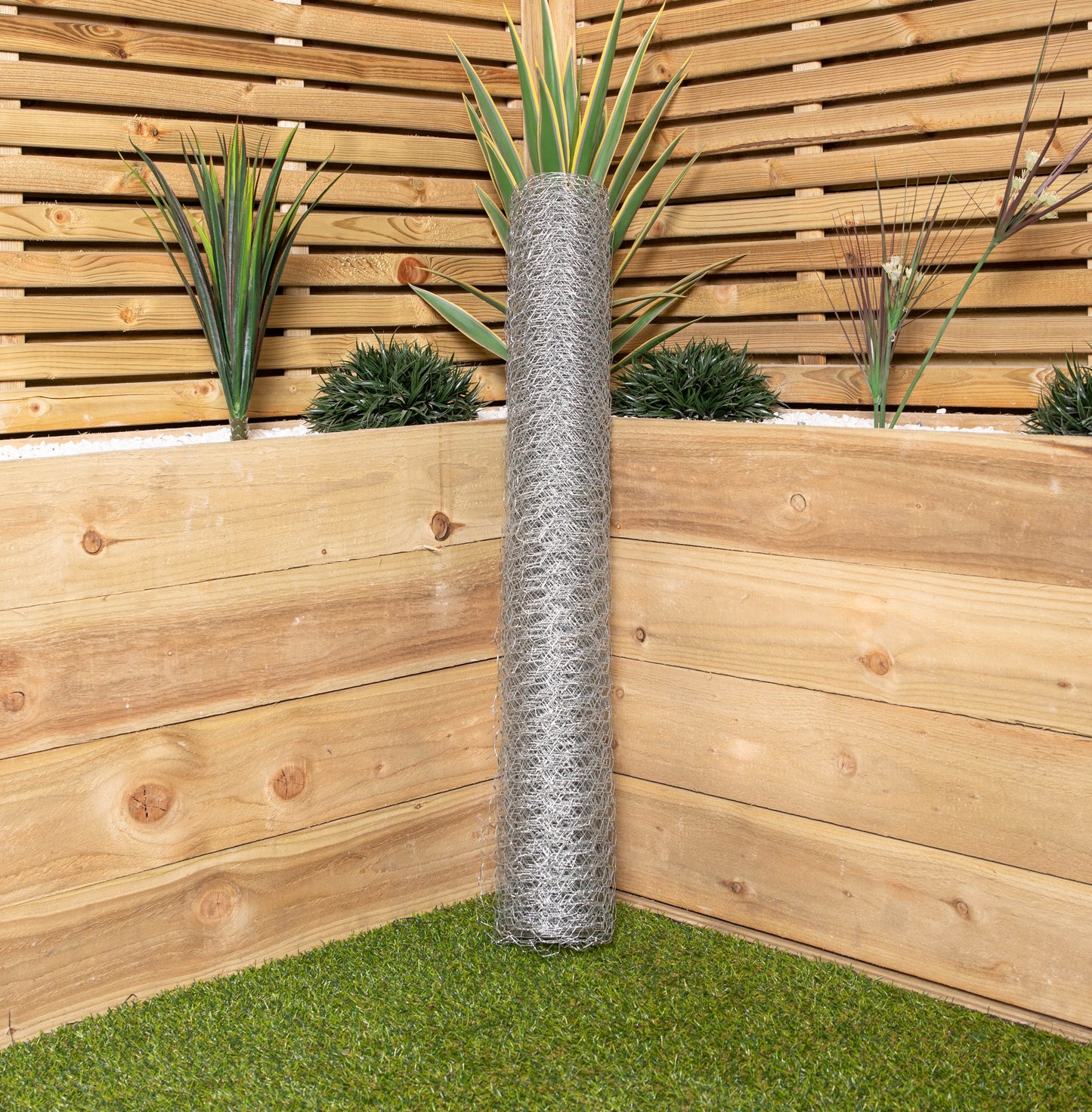 10m x 90cm x 25mm Galvanised Steel Chicken Garden Wire Netting / Fencing