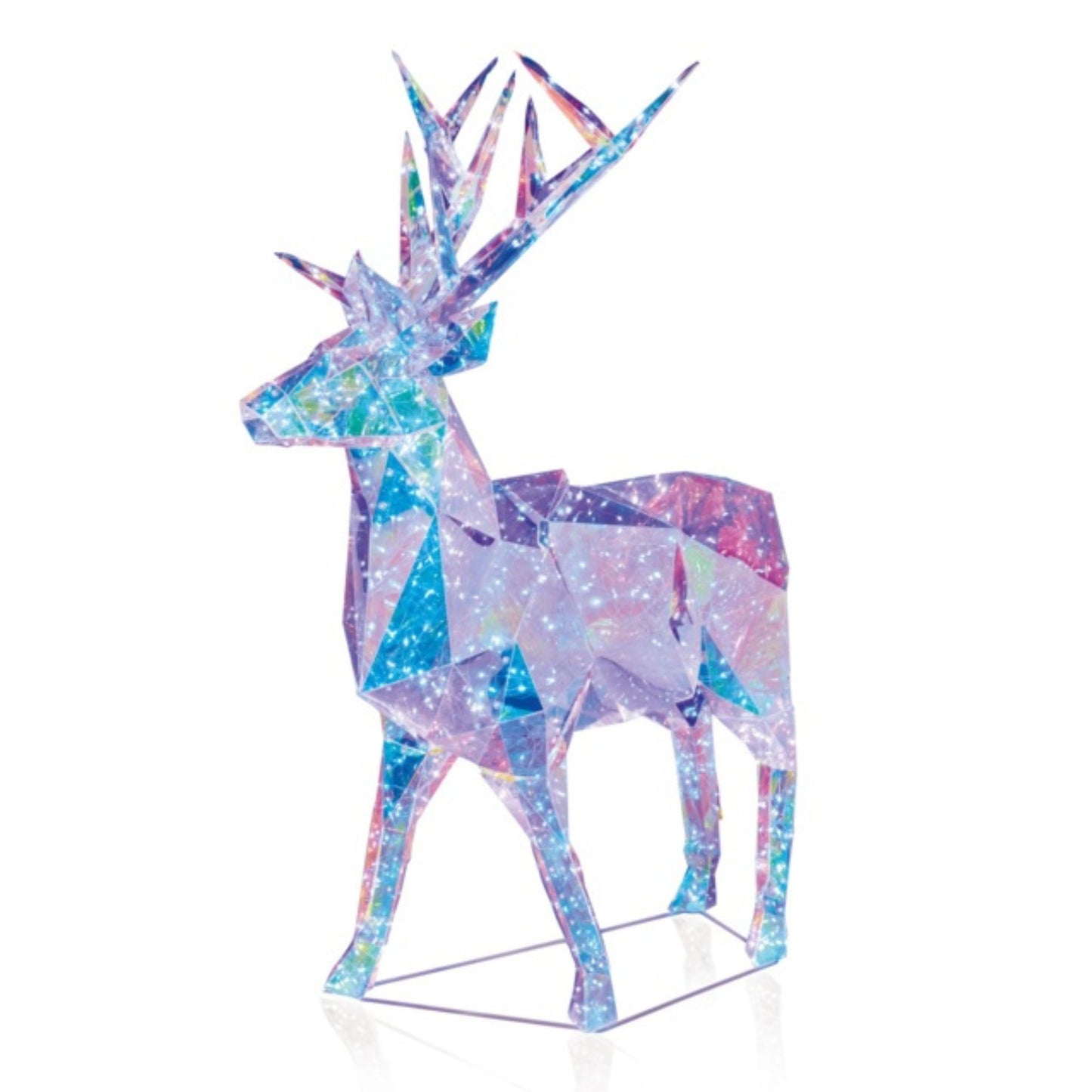 90cm Light up Indoor Outdoor DreamLights Christmas Stag with 500 White LEDs
