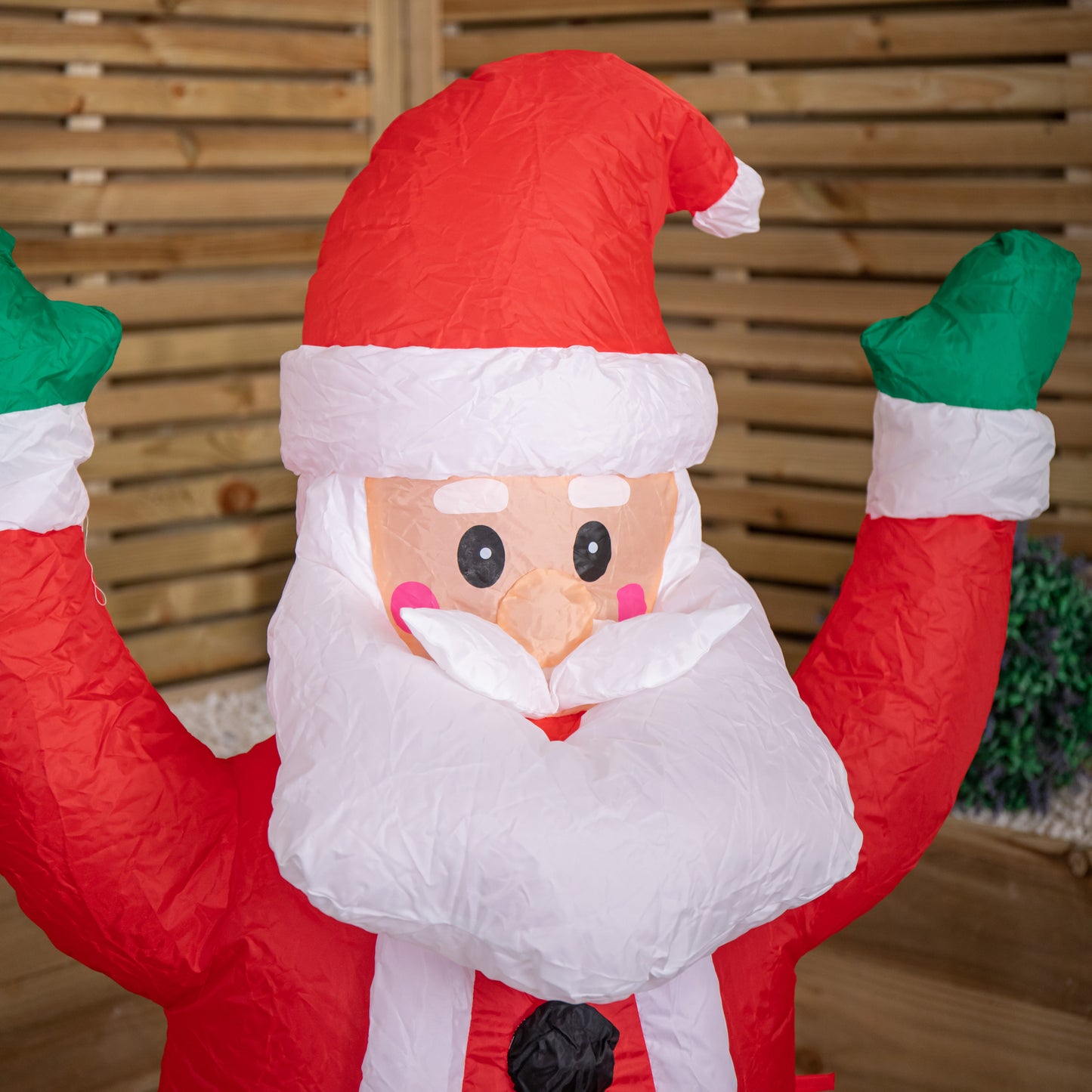 4ft (120cm) LED Outdoor Christmas Inflatable Santa Claus Indoor /Outdoor Decoration