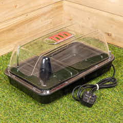 4 x 38cm Heated Seed Starter Tray Growarm 100 Propagator Kit with two trays Heated Indoor Seedling Planter